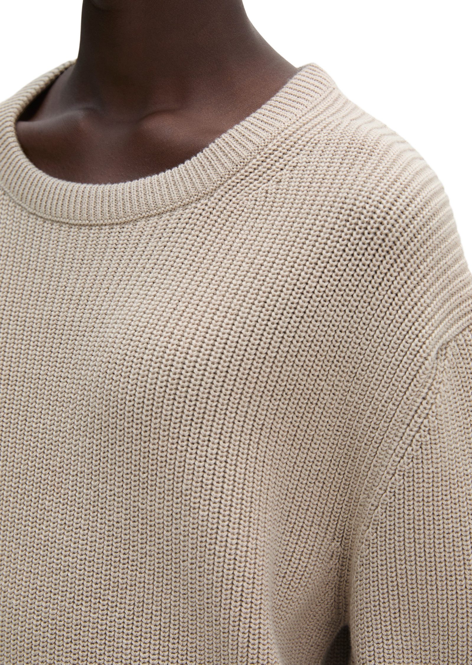 Marc O'Polo Strickpullover aus Heavy-Weight-Organic-Cotton – Bild 4 von 5