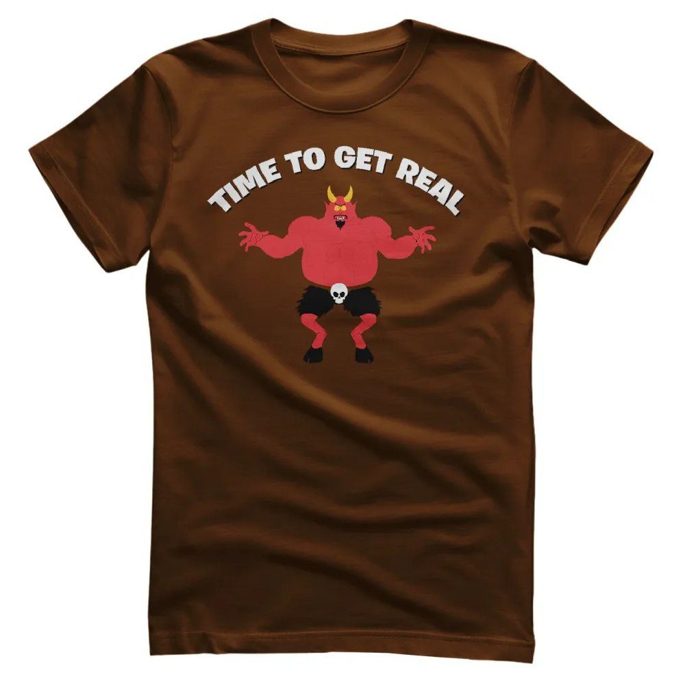 South Park T-Shirt Satan - Time TO Get Real T-Shirt