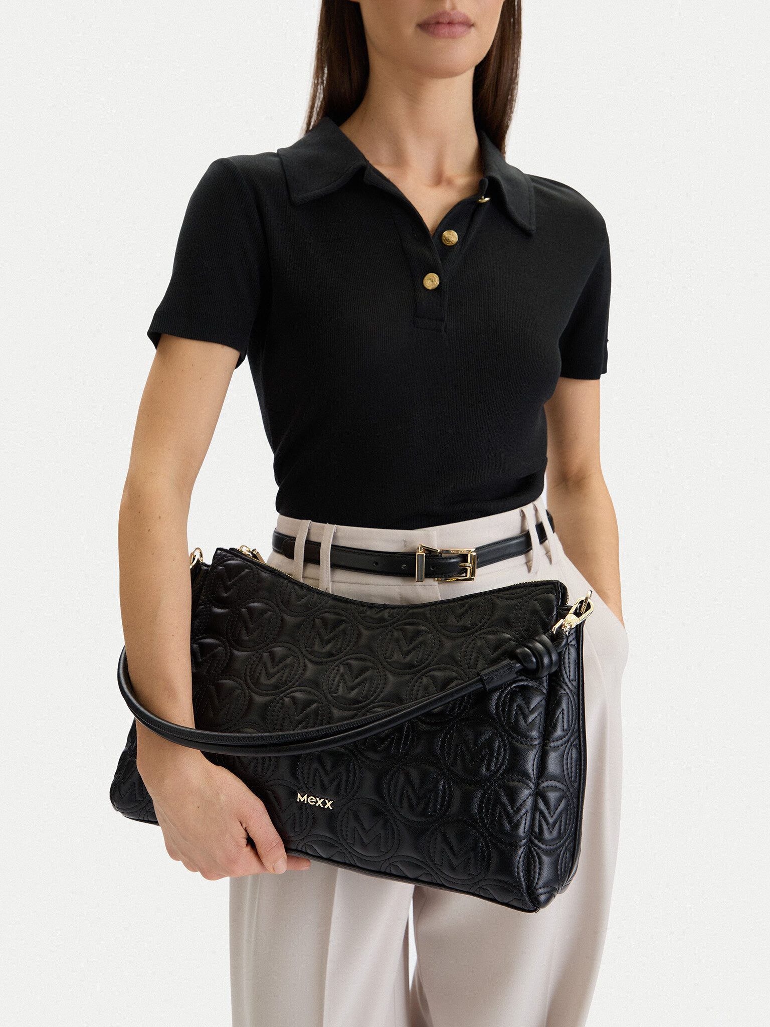 Mexx Handtasche Mexx Damenhandtasche Schwarz MEXX-CEO-MEXX-AJ-001-09 Schwarz