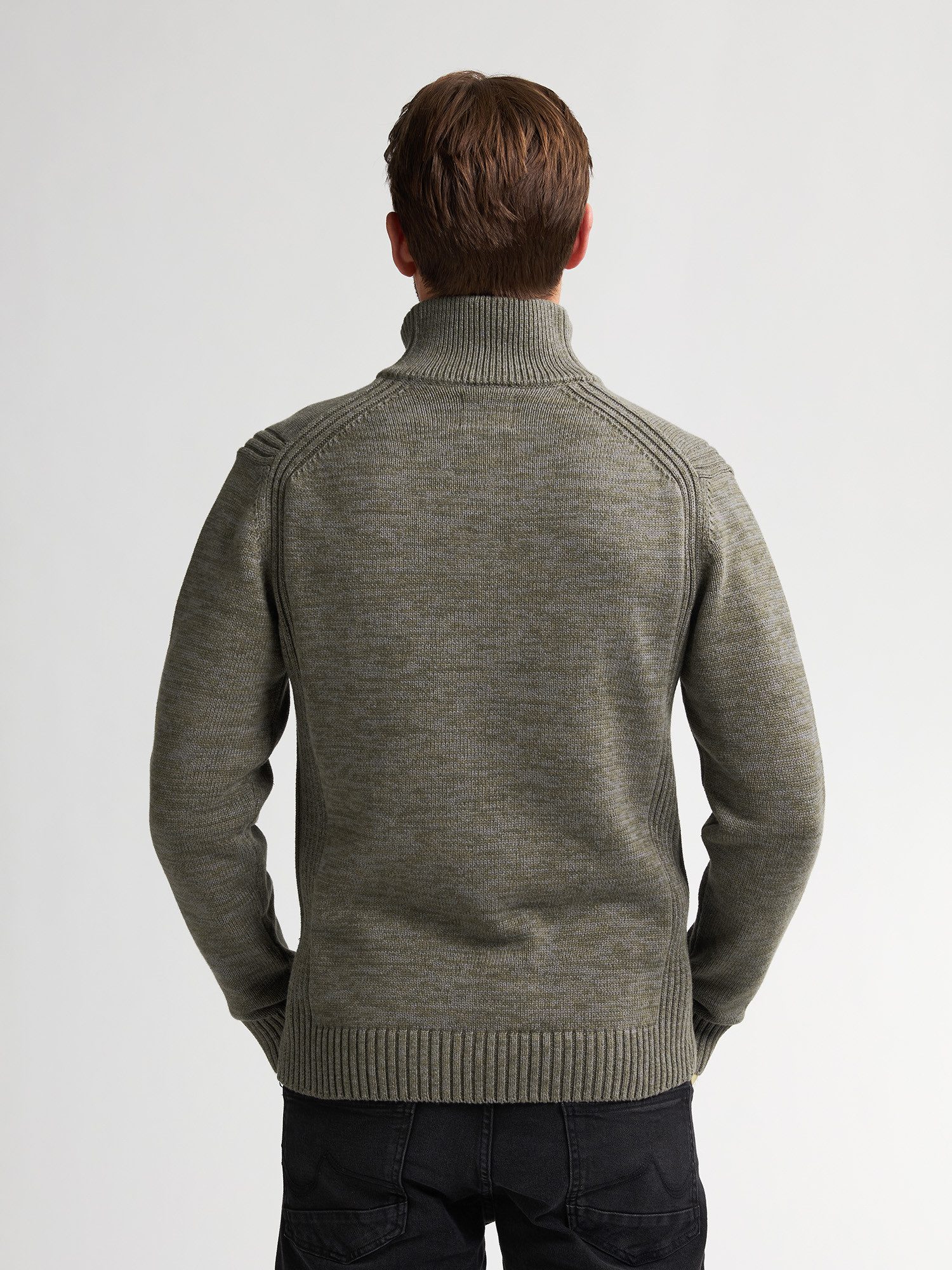 Petrol Industries Troyer Kragen mit Reiß- und Knopfverschluss günstig online kaufen