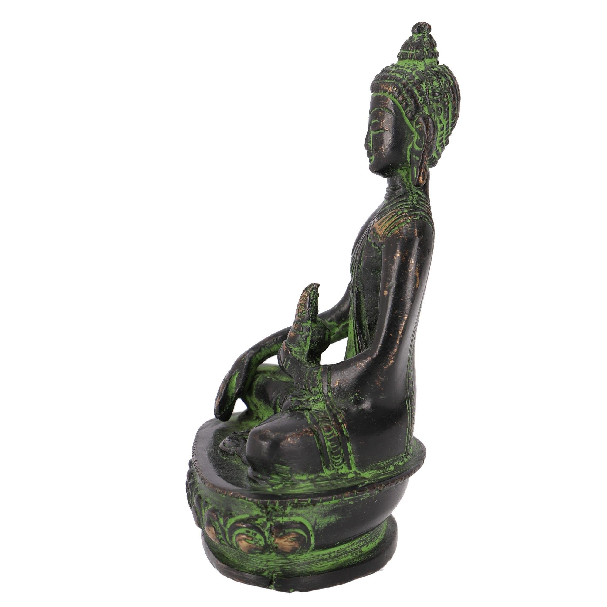 Akshobaya Statue 10.. aus Buddhafigur Buddha Buddha Guru-Shop Messing