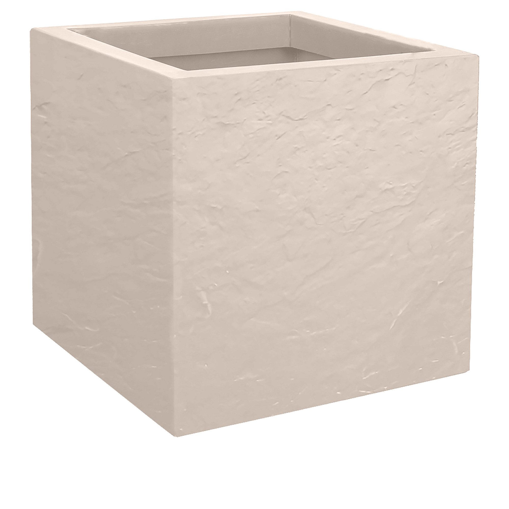 ONDIS24 Pflanzkübel Vulkan, 21L, Blumenkasten quadratisch, mit Wasserspeicher, robuster Kunststoff, UV - und witterungsbeständig