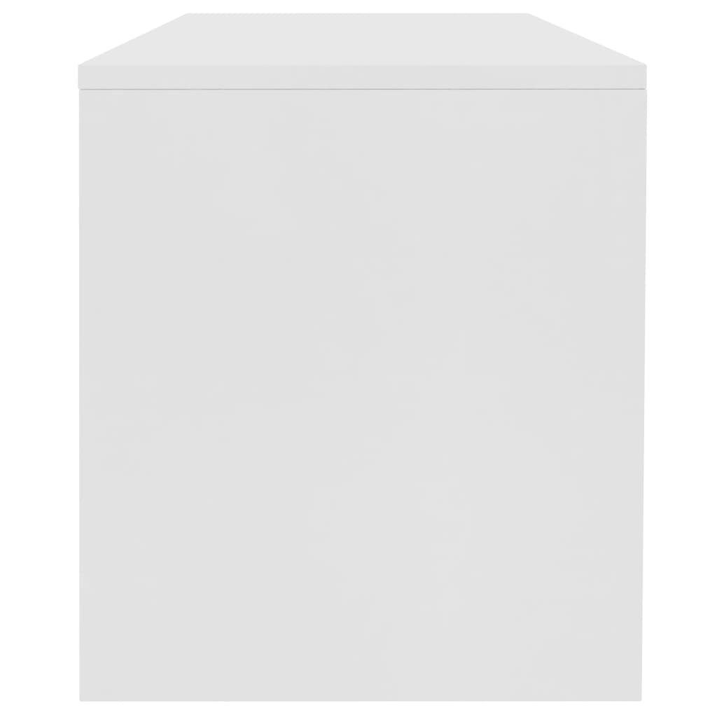 Couchtisch furnicato 100x40x40 cm Weiß Spanplatte