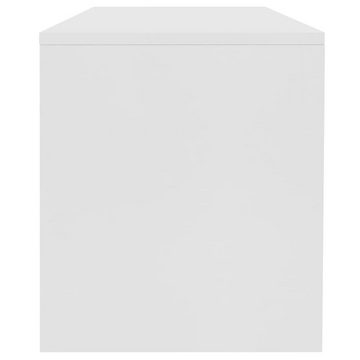 furnicato Couchtisch Weiß 100x40x40 cm Spanplatte