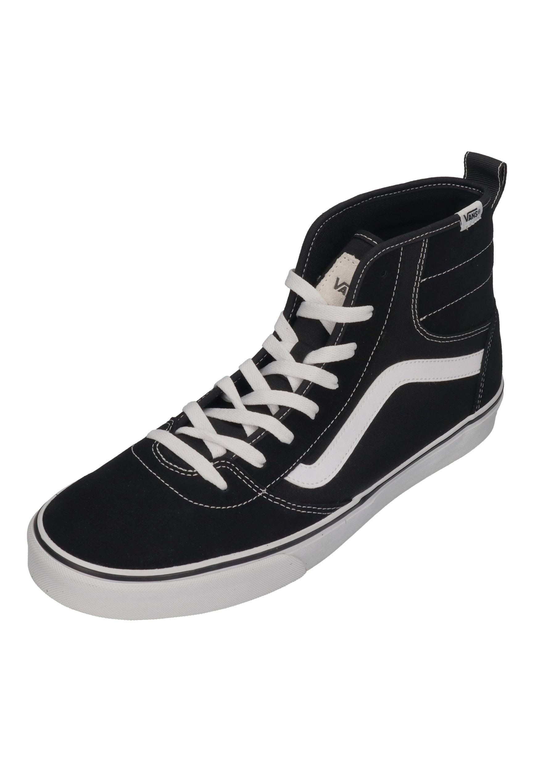 Vans ASHWOOD HI Decon Suede Skateschuh black white
