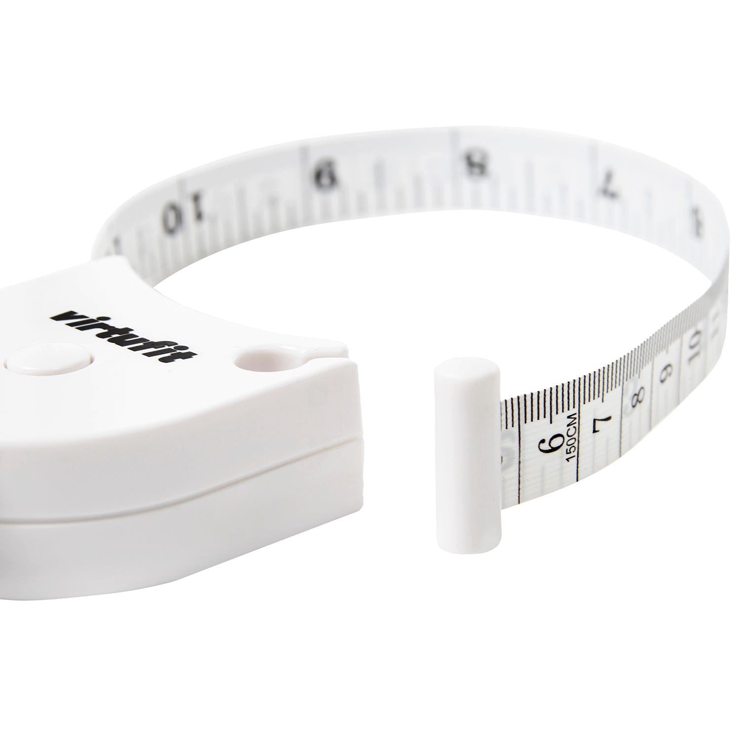 VirtuFit Körpermaßband VirtuFit Umfangsmessband Maßband 150 cm mit Selbstspannsystem