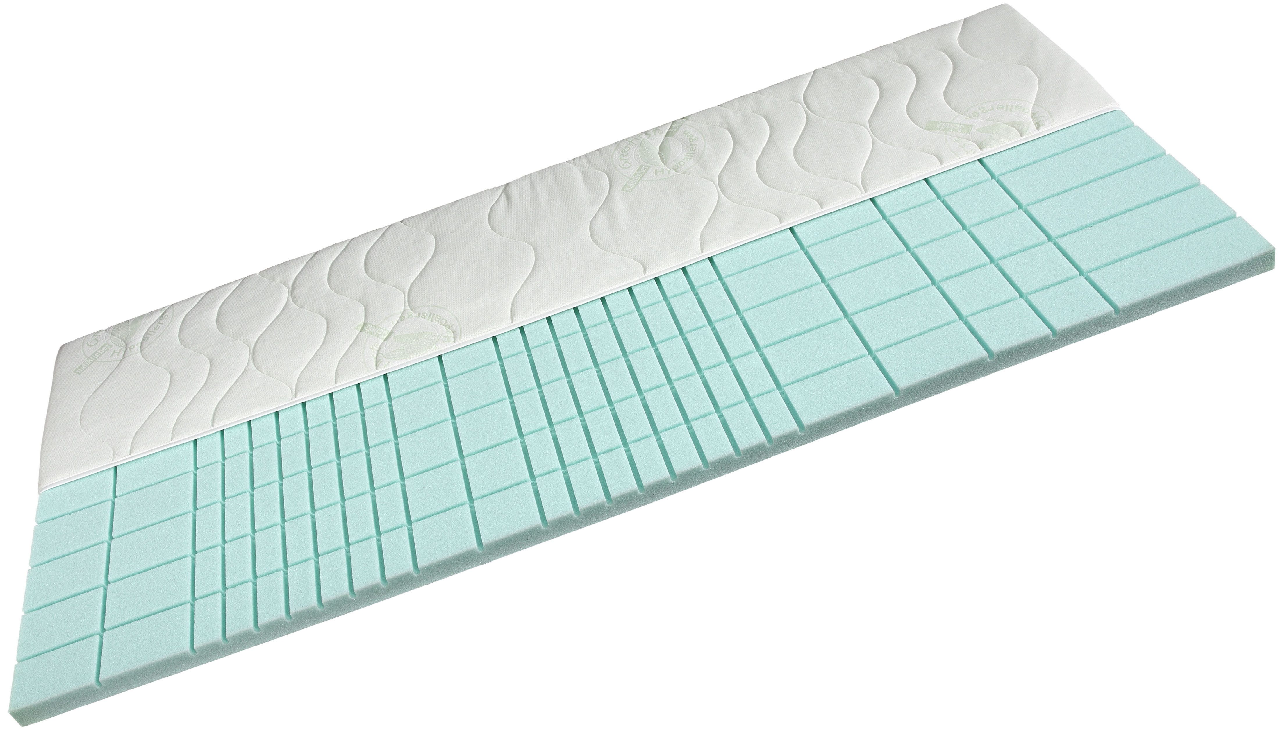 Malie, Topper Greenfirst® 7 Zonen Topper, 6 cm hoch, Baumwolle, Kaltschaum, 90x200 cm, 100x200 cm und weitere Größen