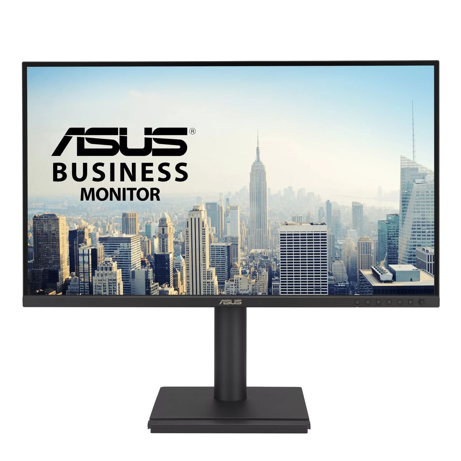 Asus Business BE27AQG 68.47cm (16:9) QHD TFT-Monitor (2560 x 1440 px, Quad HD, 5 ms Reaktionszeit, 120 Hz, IPS, Lautsprecher, HDCP, Kopfhörerbuchse, Pivot, Höhenverstellbar)
