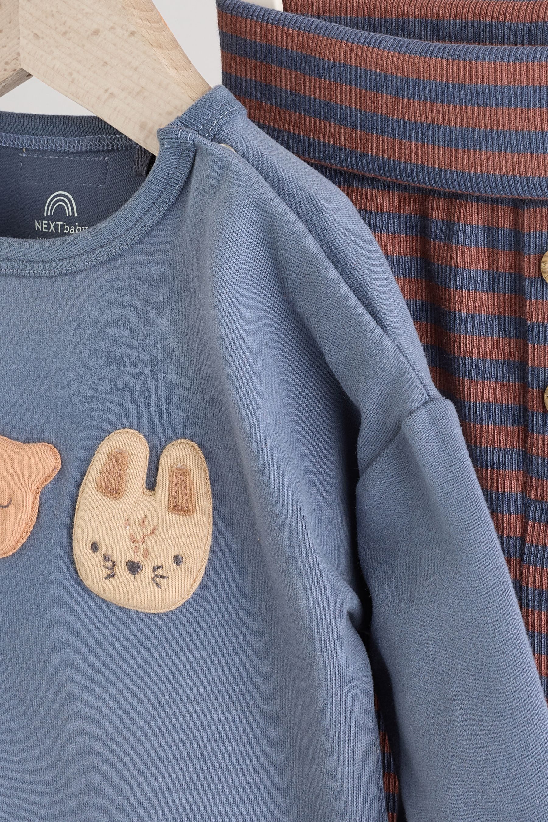 Next Shirt & Leggings 2-teiliges Baby-Set mit Oberteil und Leggings (2-tlg)