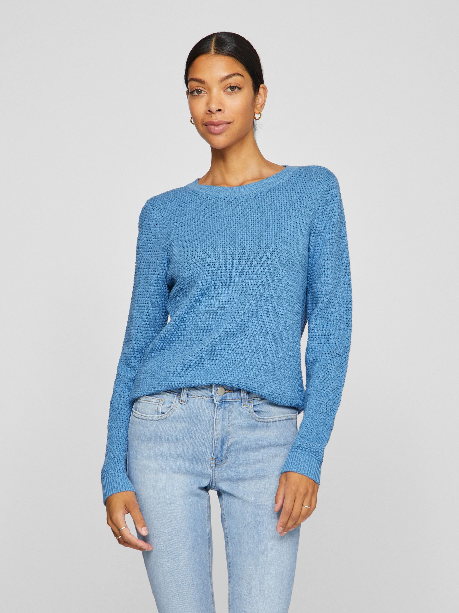 Vila Rundhalspullover VIDALO O-NECK L/S KNIT günstig online kaufen