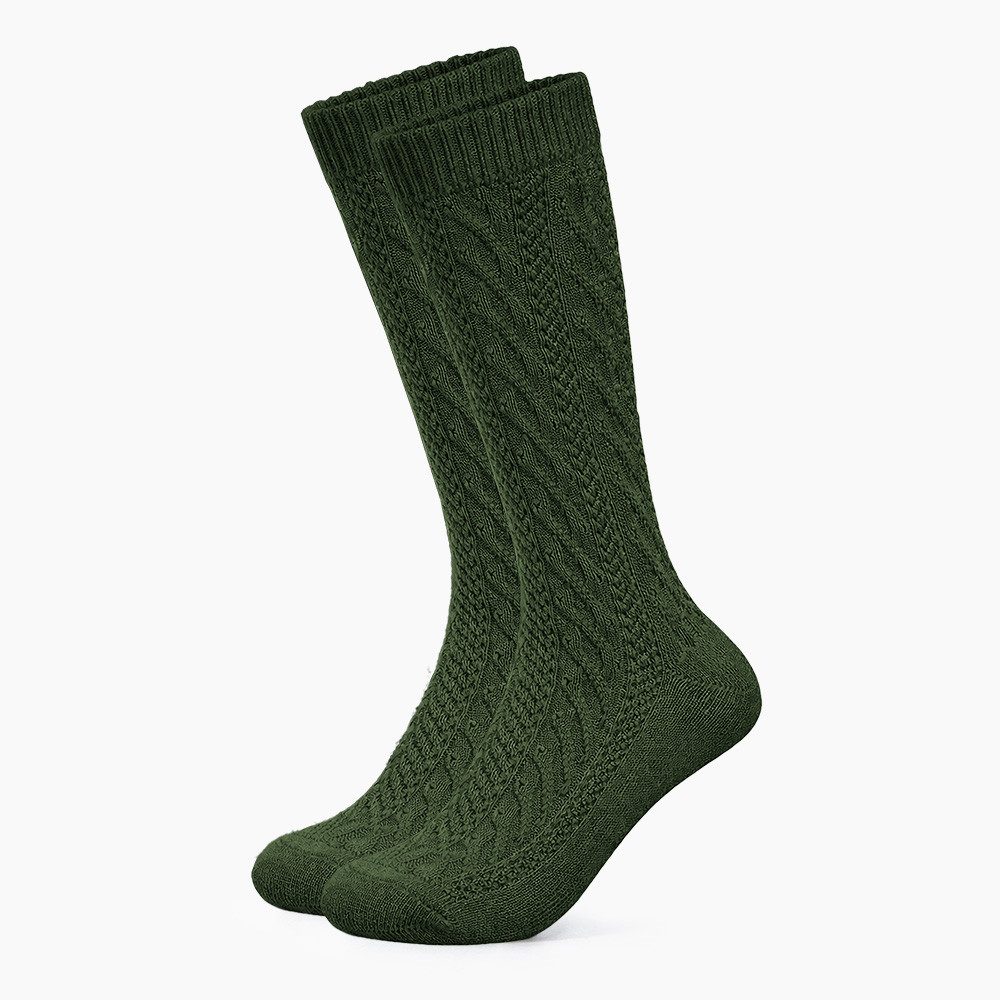 HerzSticht Trachtensocken Herren Lange Trachtensocken (Modell: Bergdistel) (1-Paar)