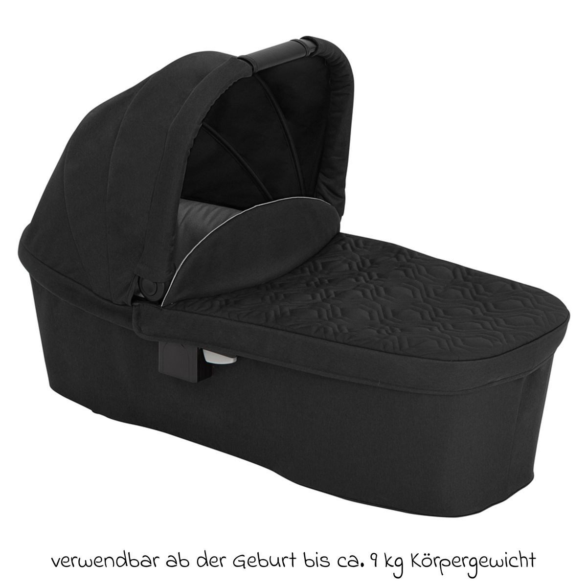 Graco Kombi-Kinderwagen Near2Me DLX Set - Midnight, 3in1 Kinderwagen Buggy mit Babywanne, Babyschale, Sportsitz & Zubehör