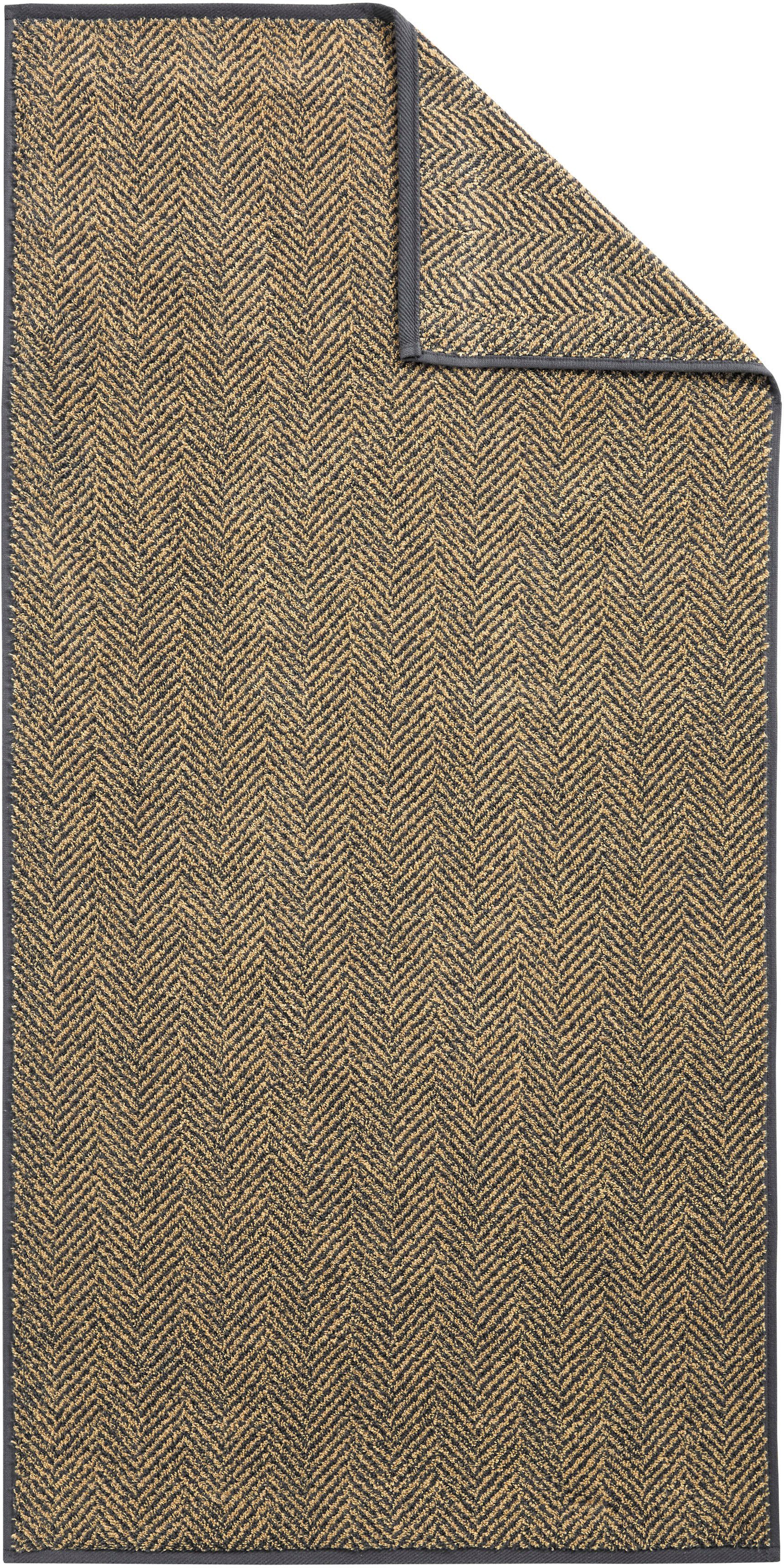 Dyckhoff Handtuch Set Golden Shades Herringbone, Walkfrottier (Set, 6-St), 4 Handtücher (50x100cm), 2 Duschtücher (70x140cm)