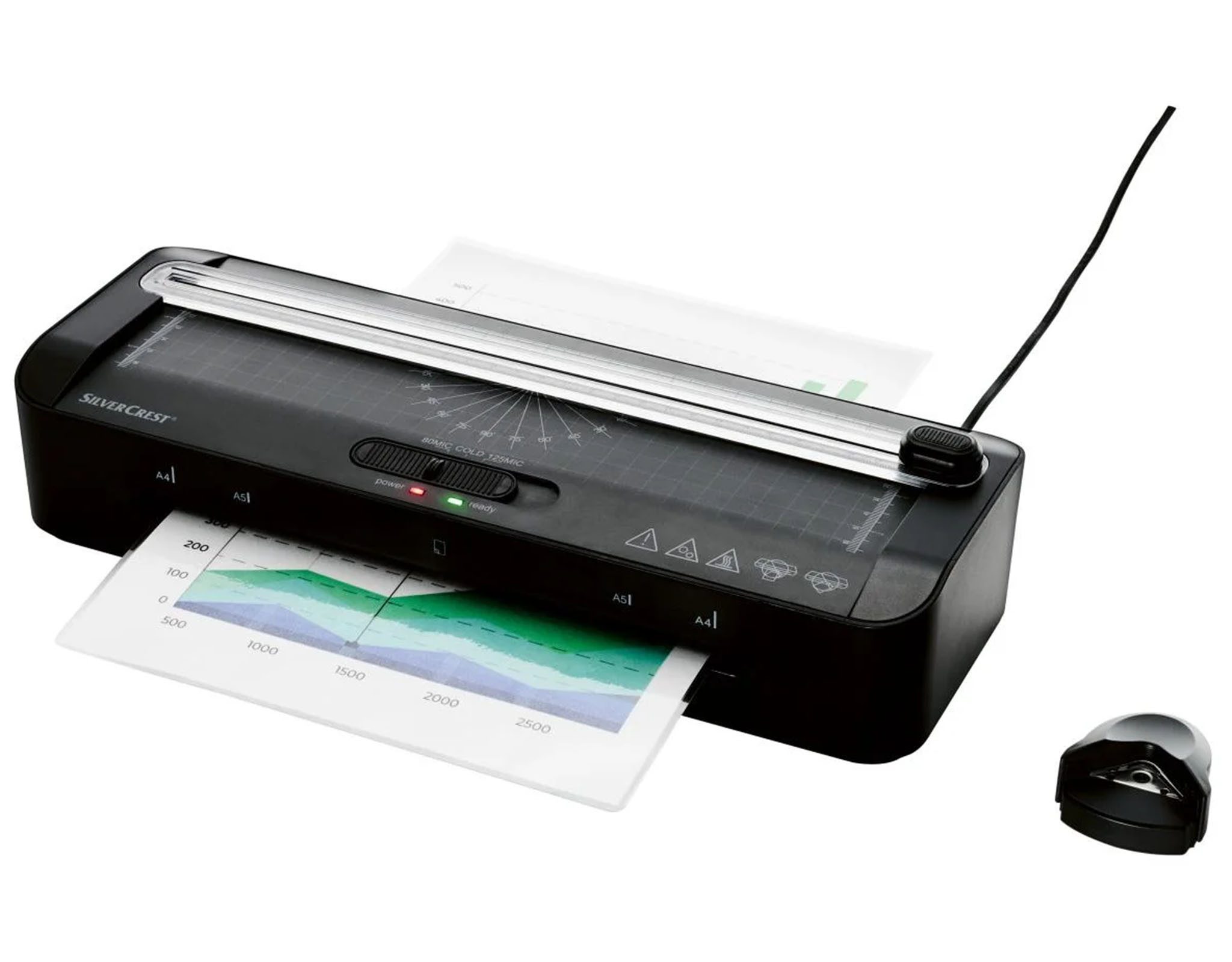 SilverCrest Laminiergerät Silvercrest Laminiergerät Laminiermaschine A4 SLG 350 D2 schwarz – Bild 2 von 5