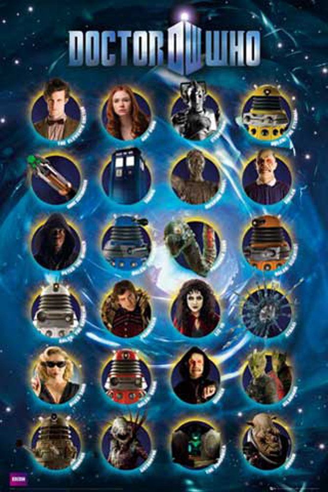 Poster Doctor Who - Poster - Characters