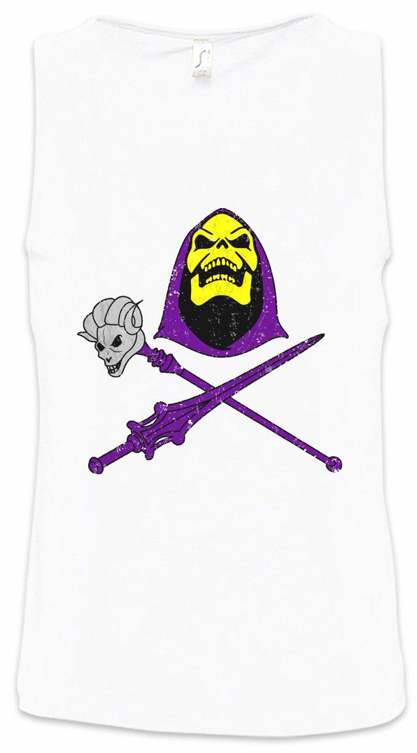 Tanktop Skeletor Skull & Weapons Ärmelloses T-Shirt Masters Of Kult The