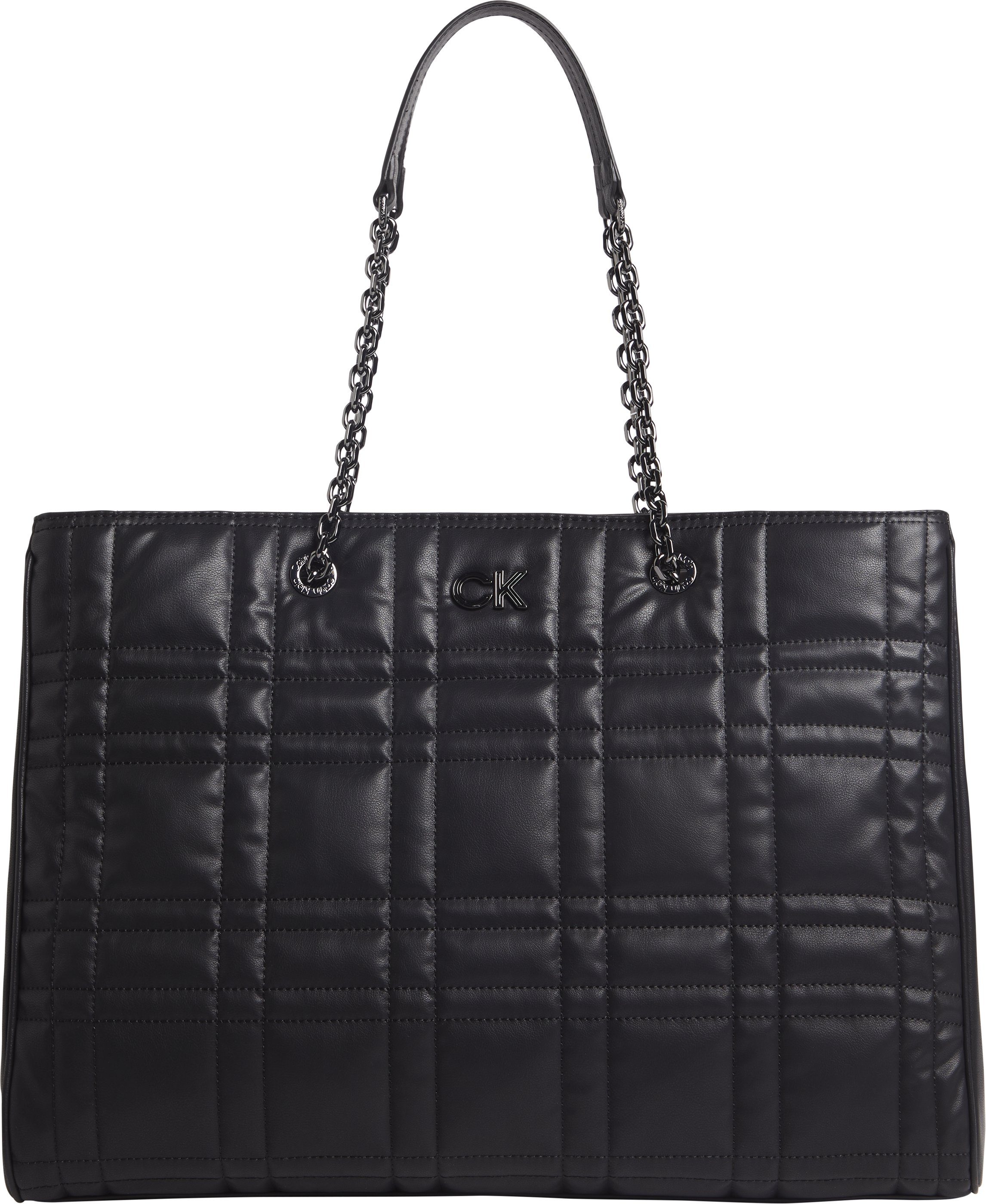 Calvin Klein Shopper »RELOCK QUILT TOTE W/LPT CMPT«, mit praktischer