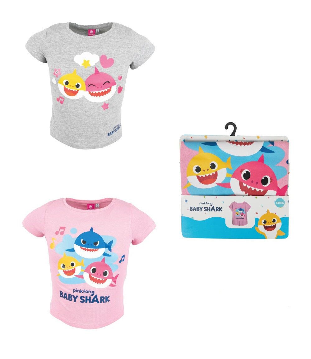 Baby Shark Kurzarmshirt Baby Shark Fun Kinder Kurzarmshirt
