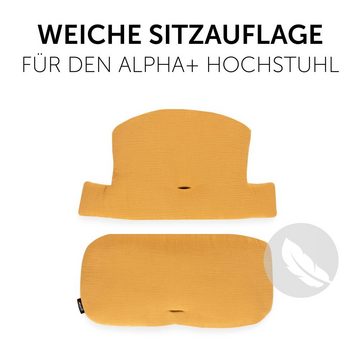 Hauck Hochstuhlauflage Highchair Pad Select - Muslin Honey, Sitzkissen für Alpha Hochstuhl 2-teilge Sitzauflage
