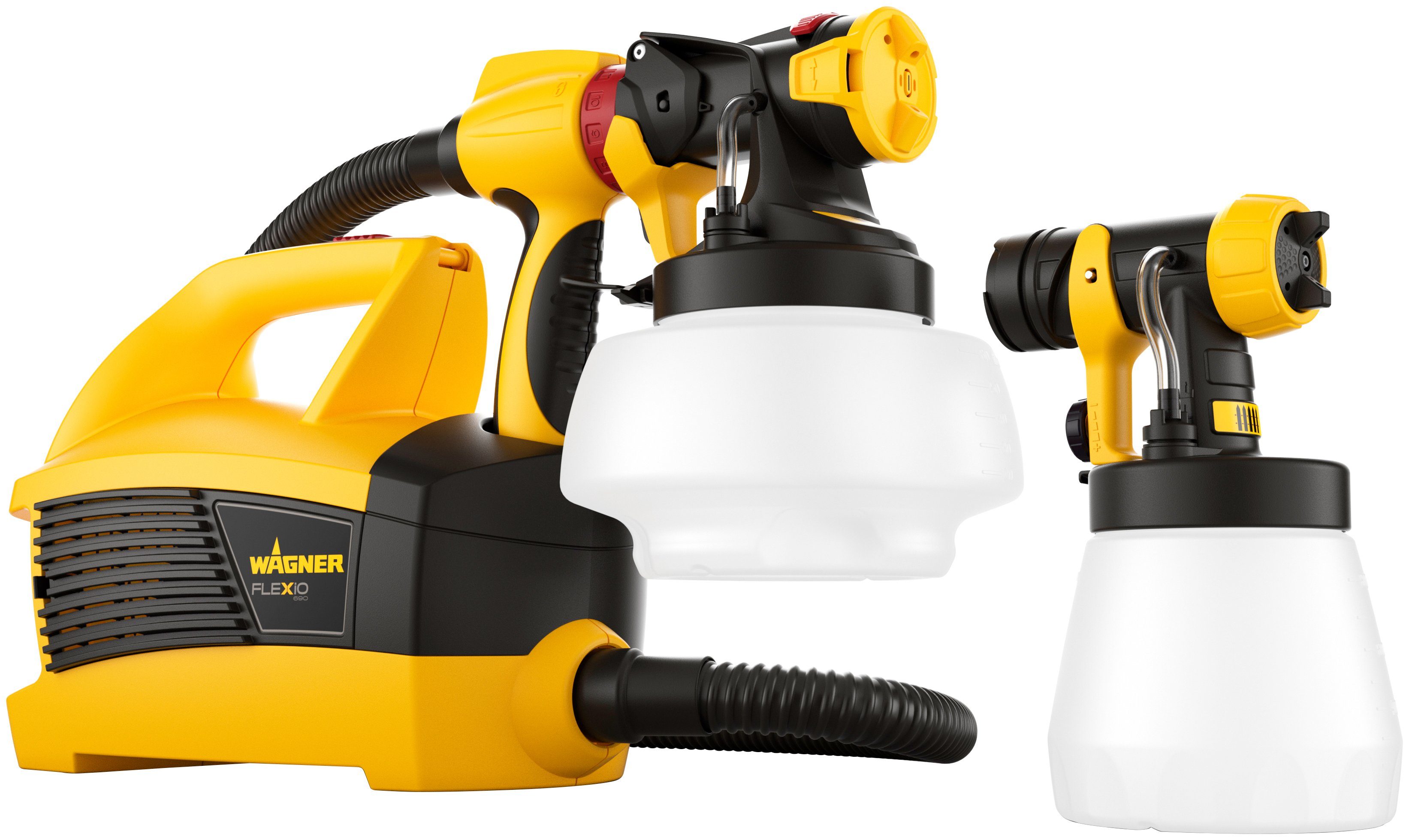 WAGNER Farbsprühgerät W 690 Flexio, Universal Sprayer, inkl. 2 Behälter, je 800 ml
