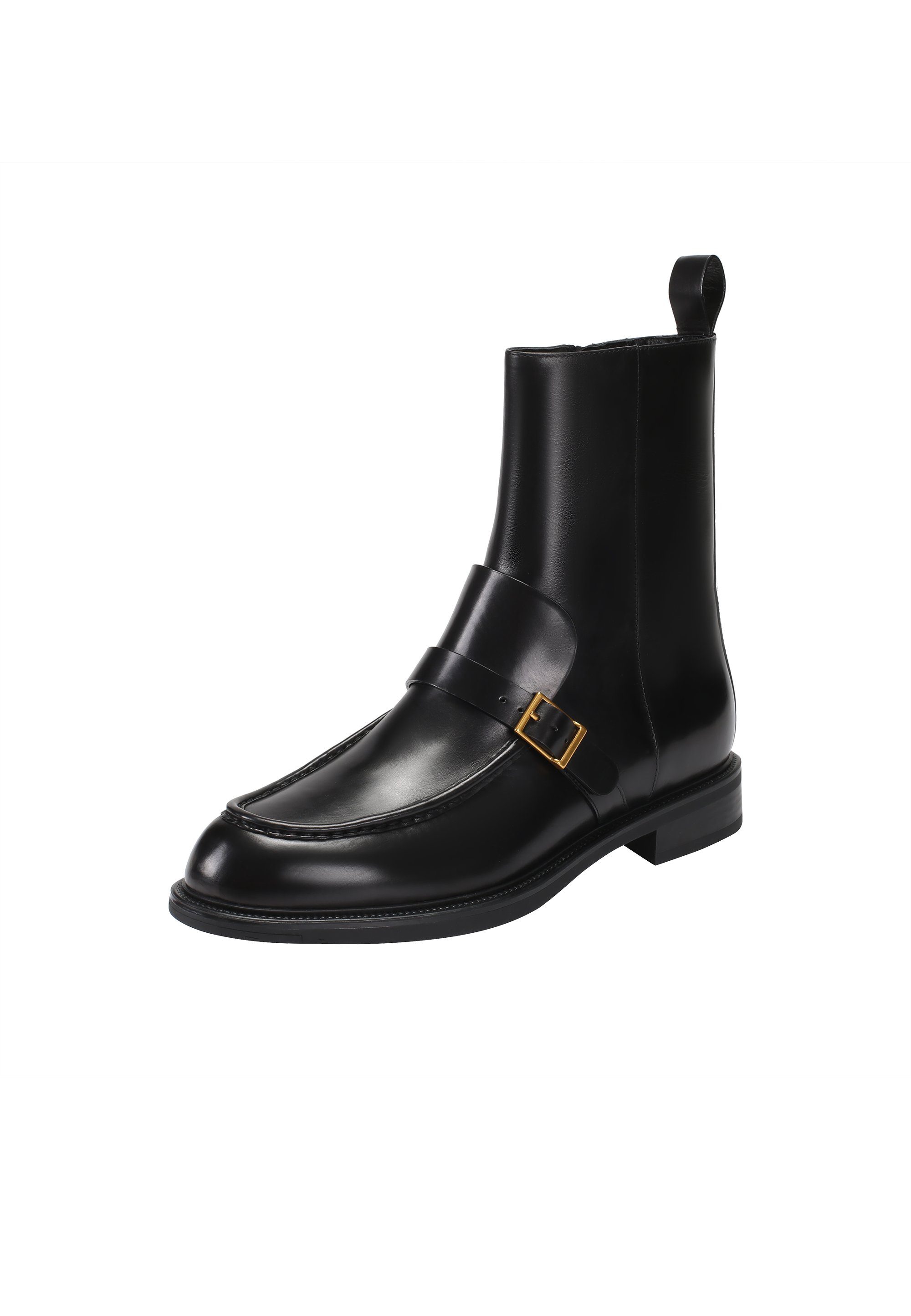 ekonika Stiefelette im trendigen Loafer-Stil, Aus echtem Leder ...