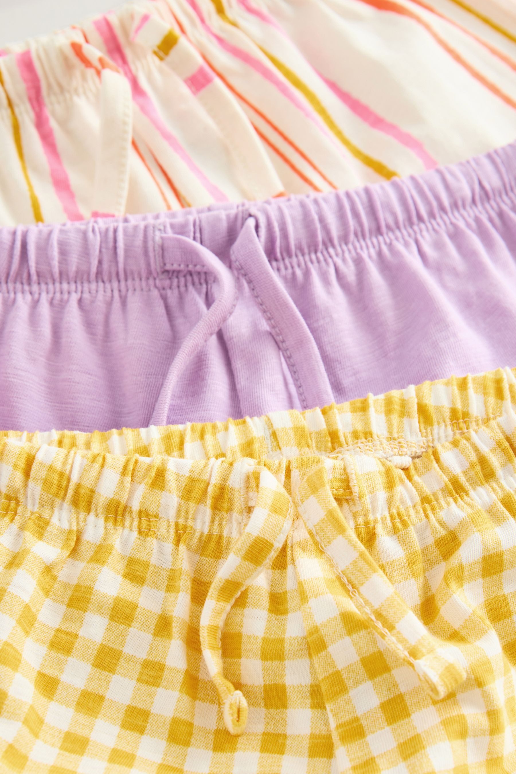 Next T-Shirt & Shorts Set mit Oberteil und Shorts, 3er-Pack (6-tlg)