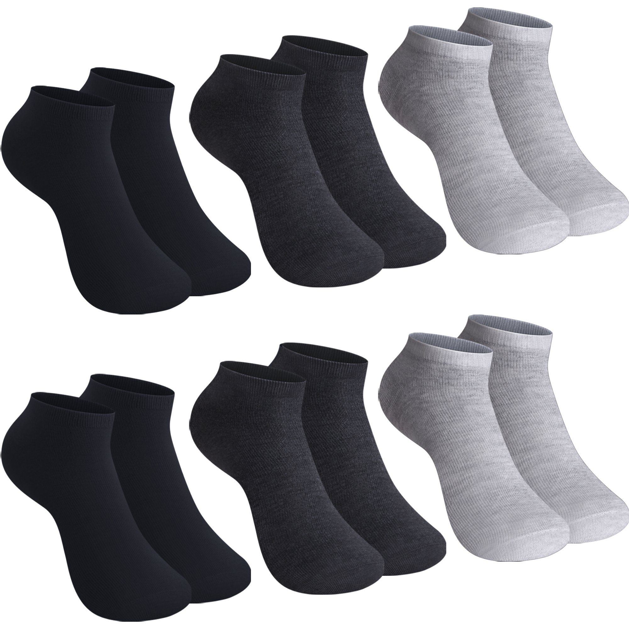 Libella Sneakersocken 2301 (12-Paar, 10/12er Pack) 10/12 Paar Sneaker Socken uni Farbe