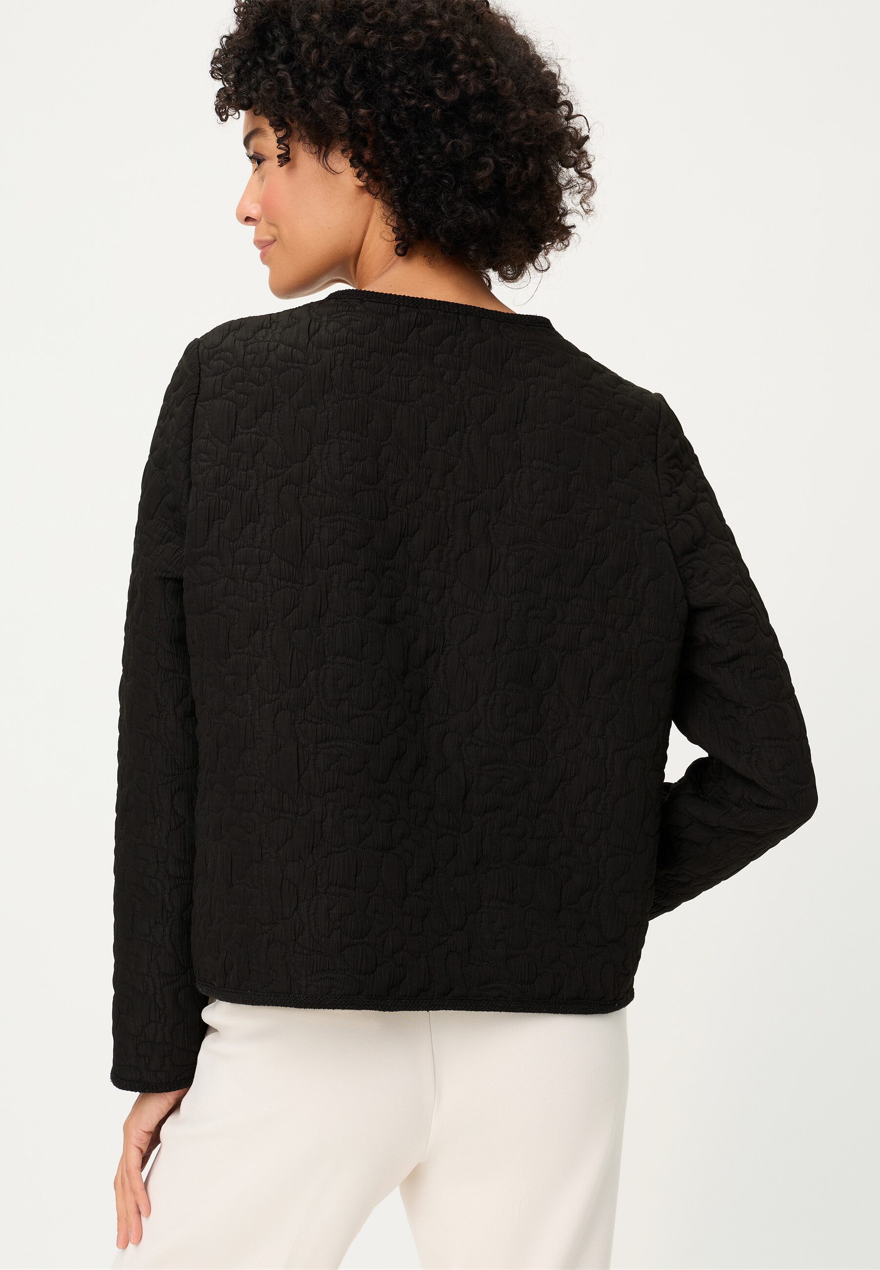 Olsen Kurzblazer Jacke mit Pattentaschen