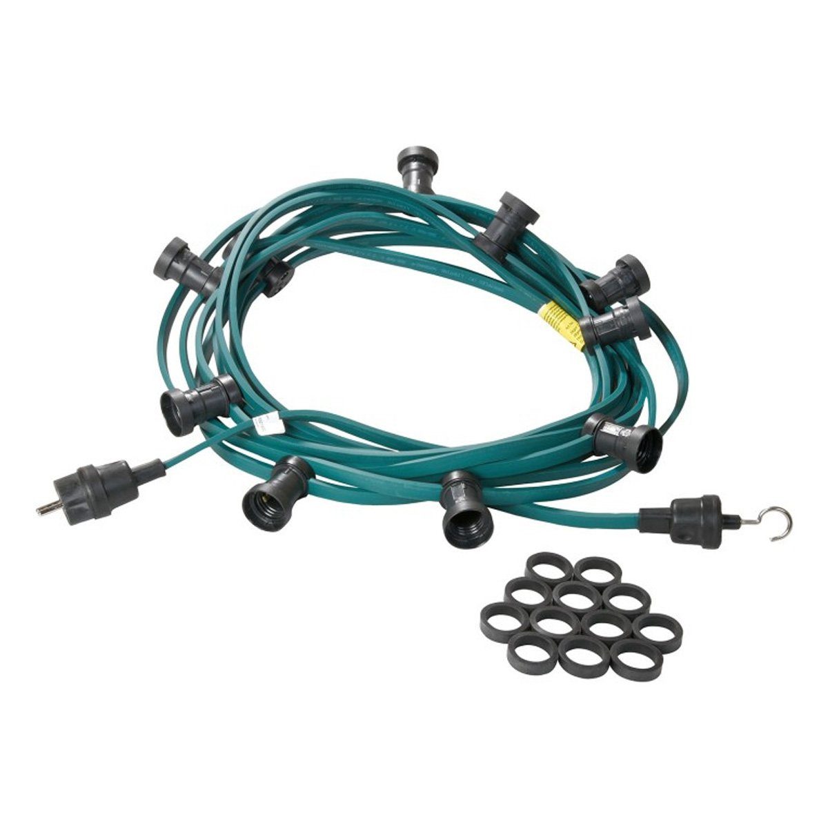 SPICELITE LED-Lichterkette Illu- Party Garten Außenlichterkette 20 ultra-warmweiße LED Kugeln 20m, 20-flammig