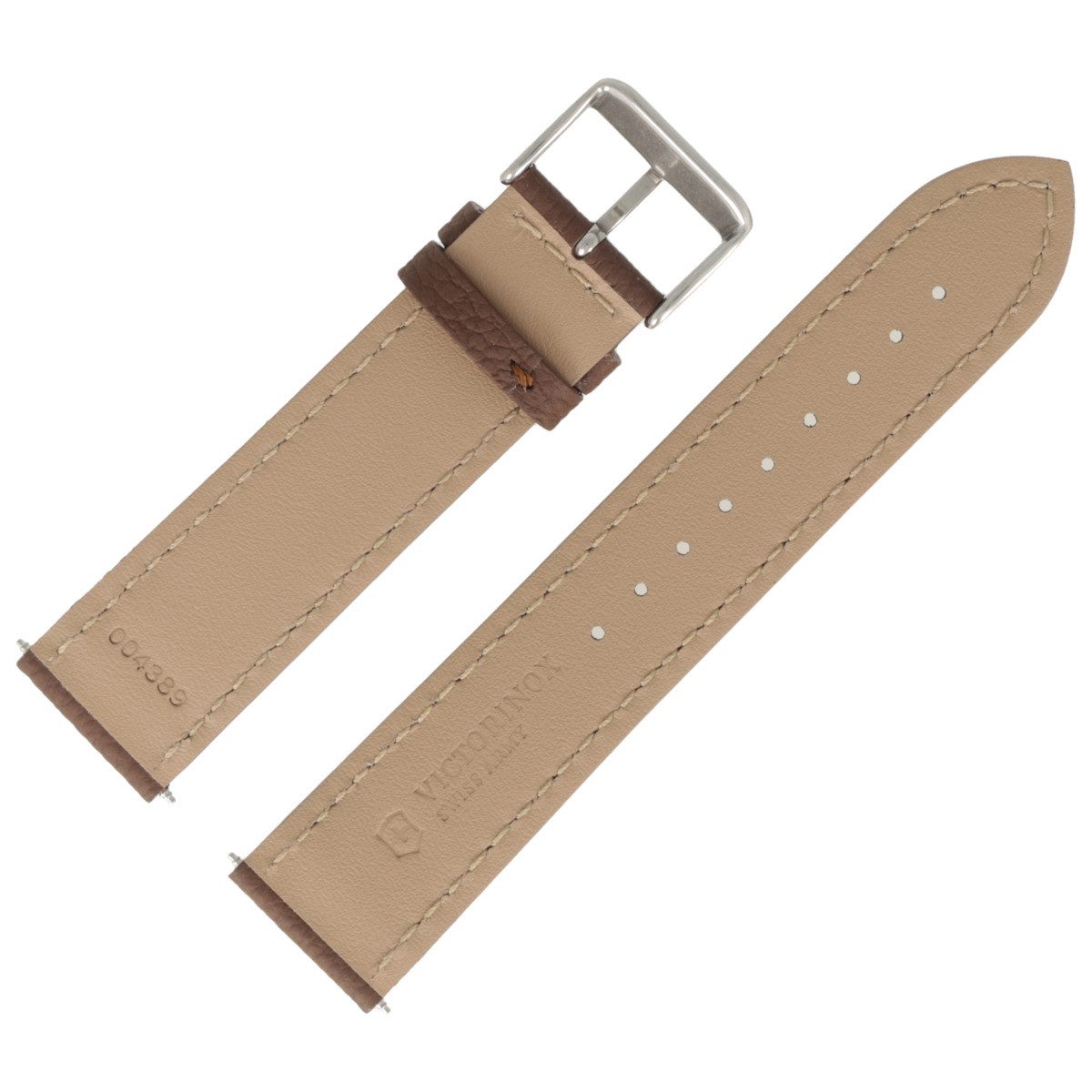 Victorinox Uhrenarmband 20mm Leder Braun 4389