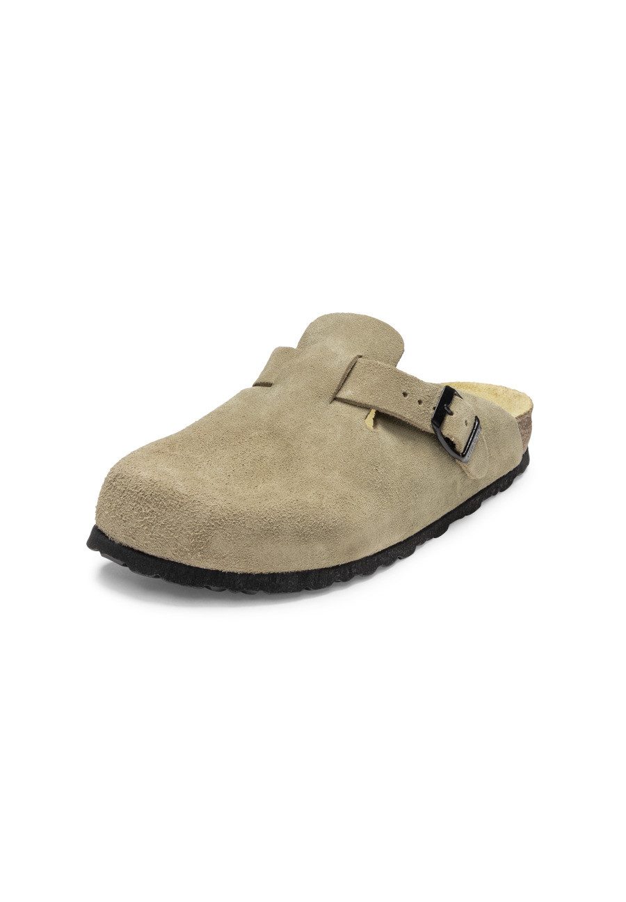 vitaform Unisex Clogs Veloursleder Hausschuh