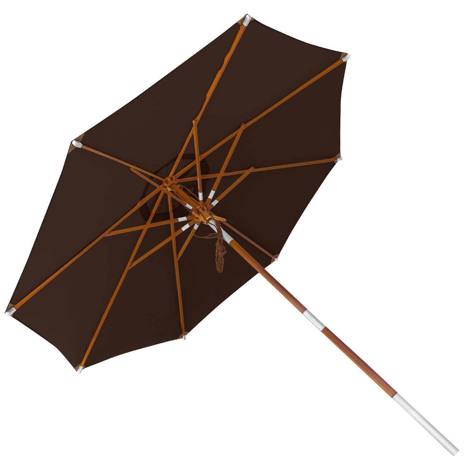 anndora-sonnenschirm Sonnenschirm 3m rund Knickbar Dreh-Kipp-Mechanismus, günstig online kaufen