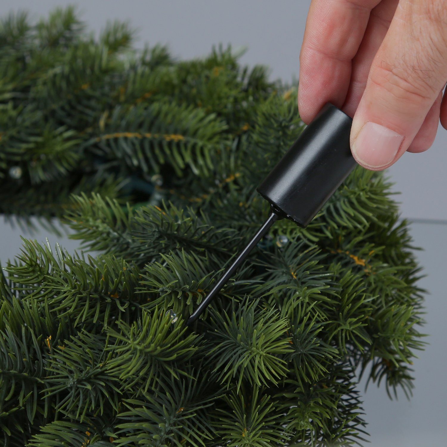 MARELIDA Kerzenhalter Stabkerzenhalter für Adventskranz Gesteck ohne Dorn Kerzenpick 4St (4 St)