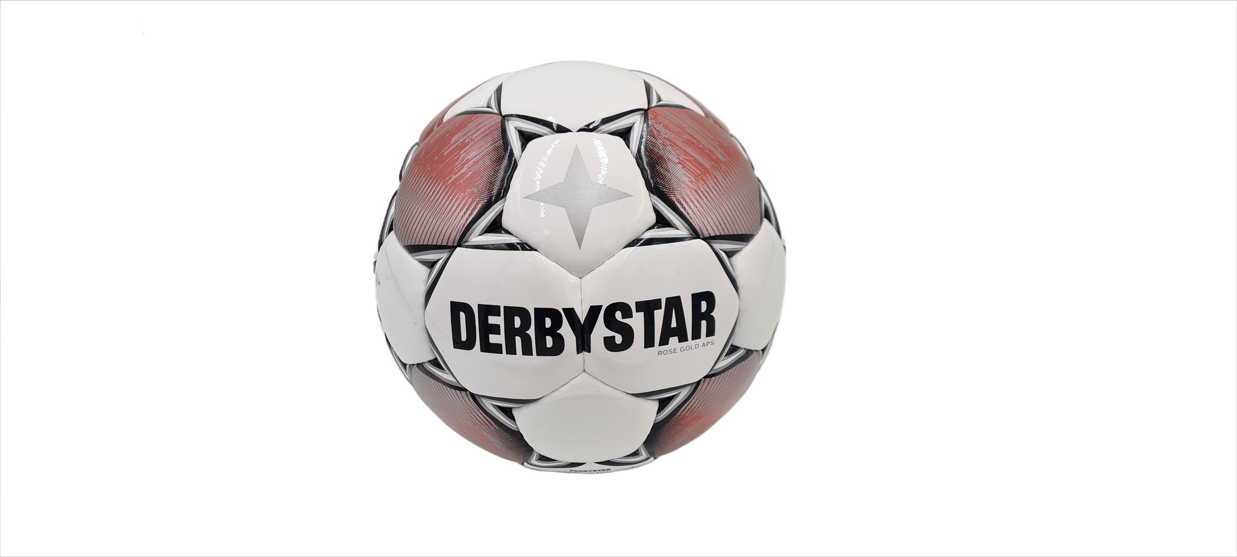 / APS 5 Spielball Fußball - Grösse Gold Matchball Derbystar Rose