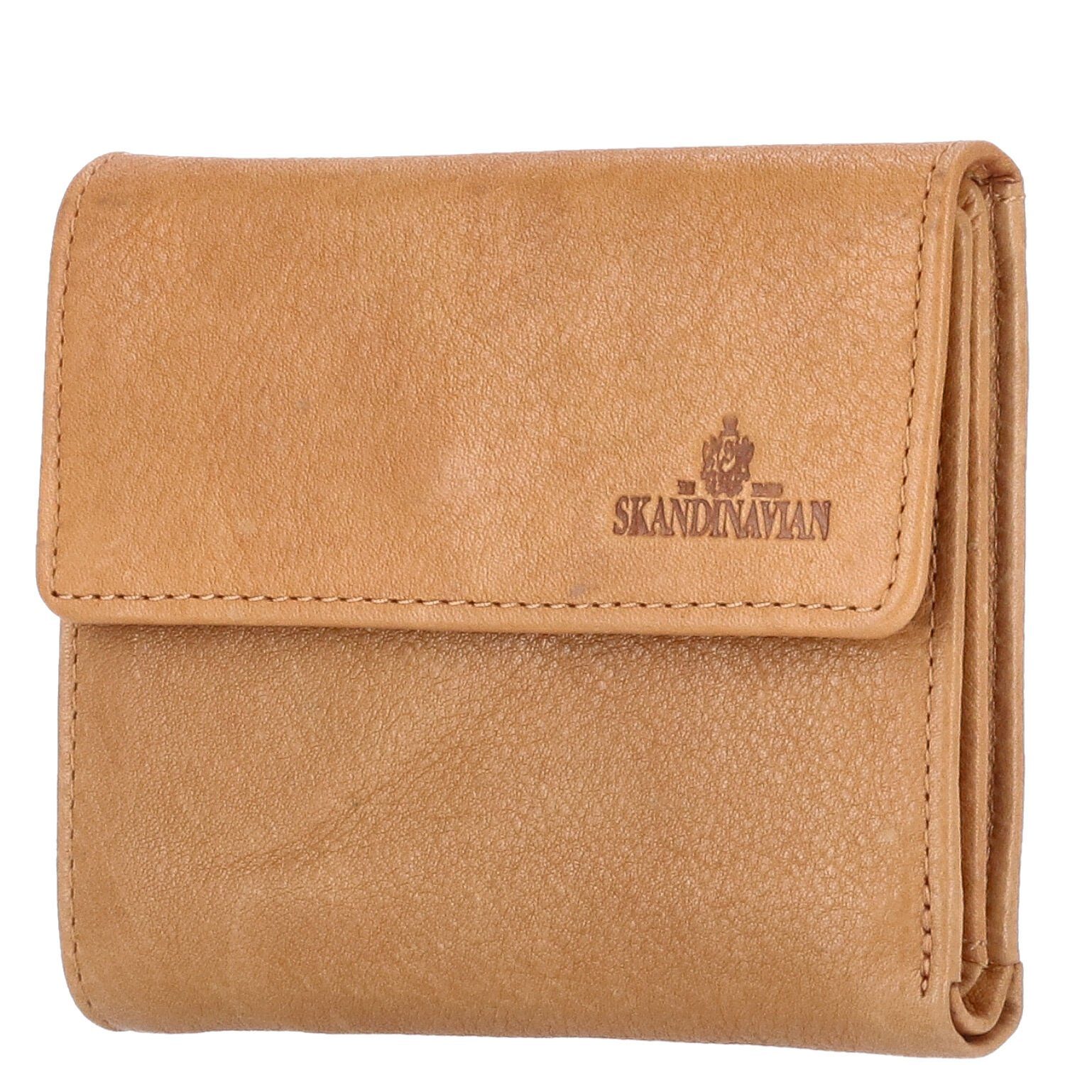 The Skandinavian Brand Geldbörse The Skandinavian Brand Damen Lederbörse - Cognac