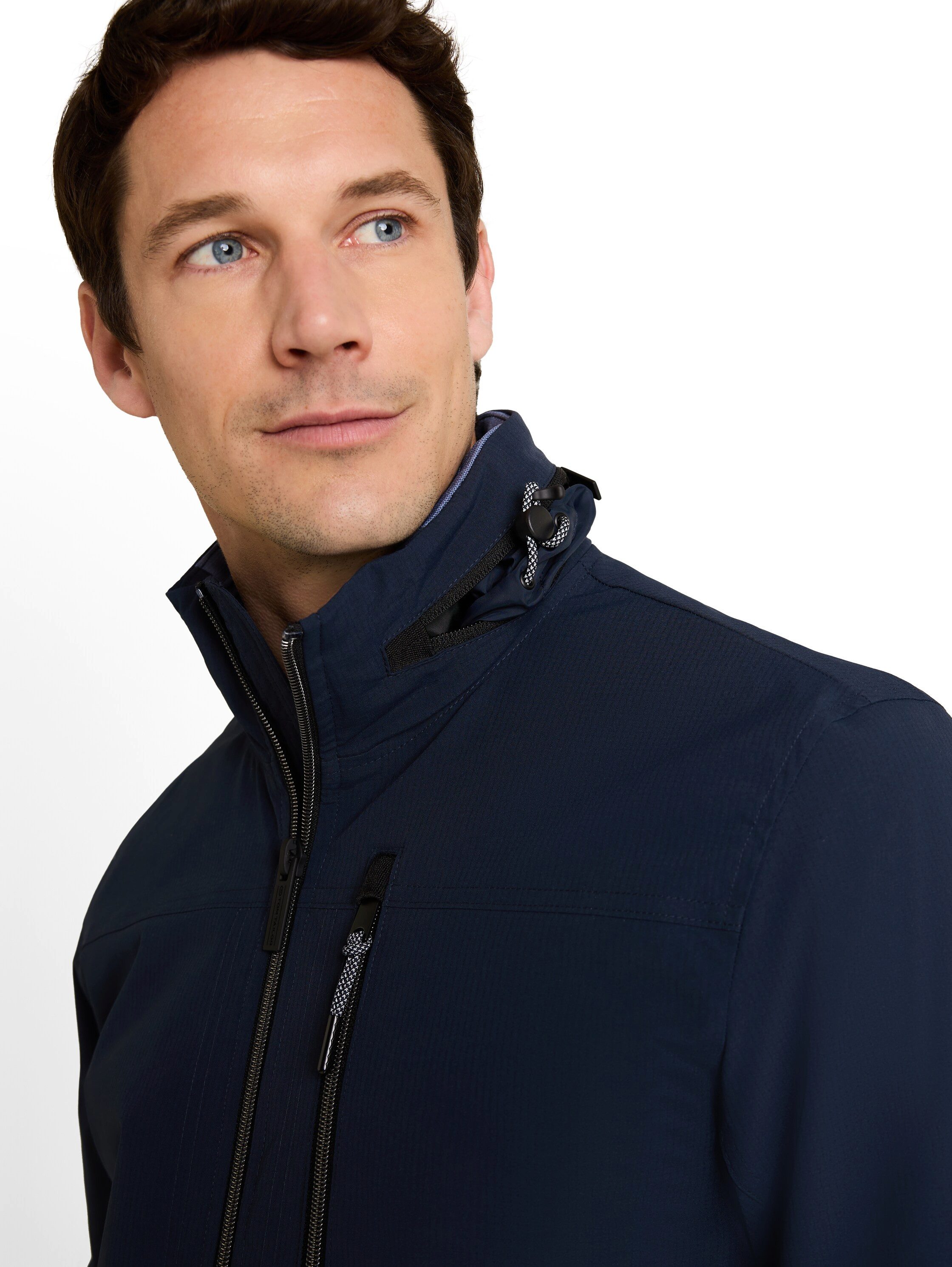 TOM TAILOR Blouson Sweatjacke mit Reißverschluss