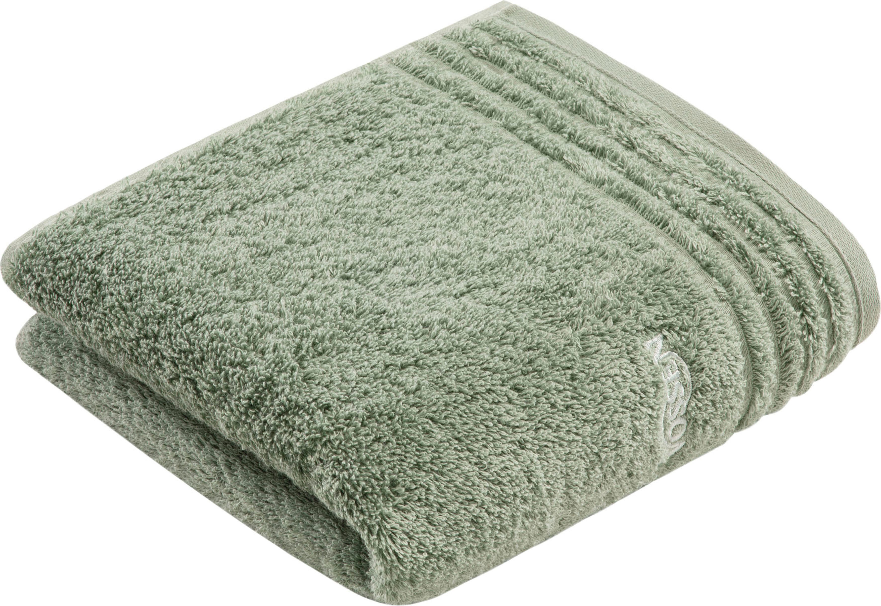 Vossen Handtuch Vienna Style Supersoft, petrol/grün, Gr. 50 cm x 100 cm