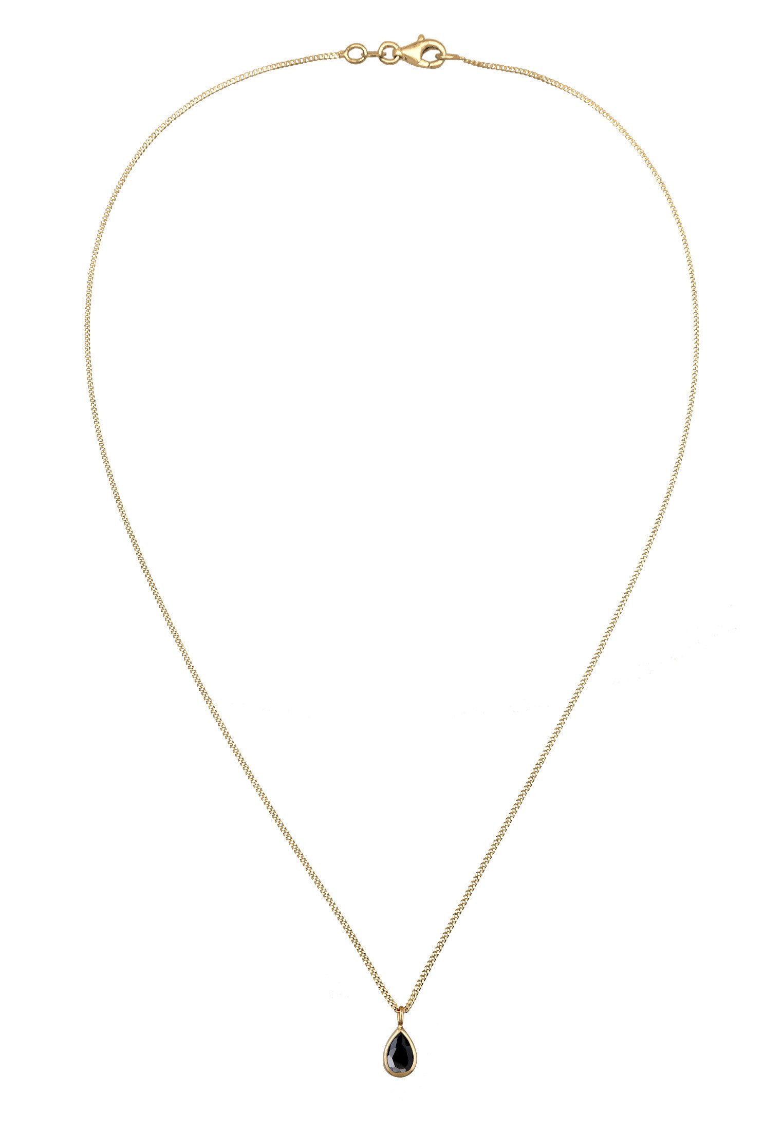 Elli Kette mit Anhänger Zirkonia Tropfen günstig online kaufen