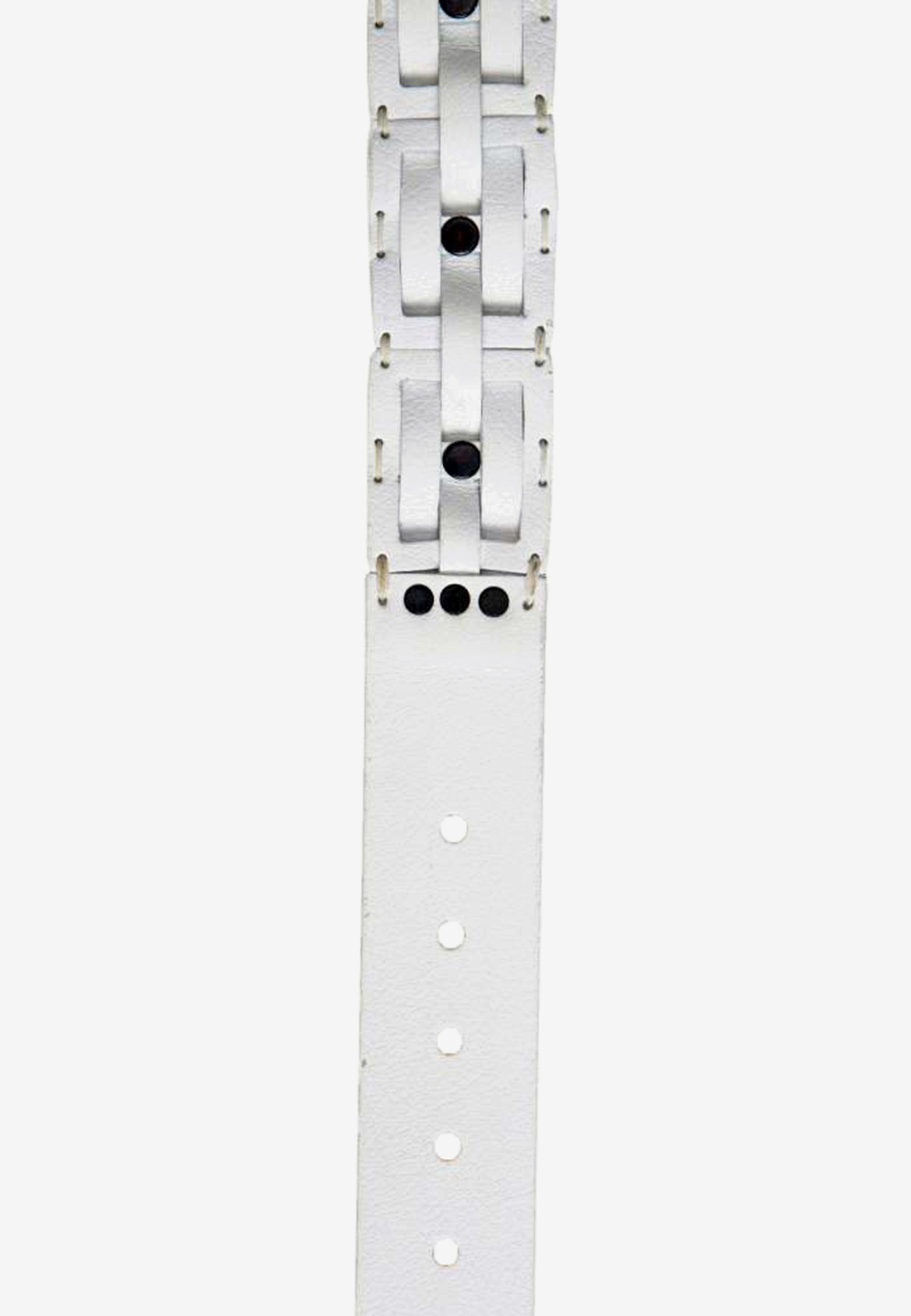Ledergürtel Cipo Casual-Look Baxx & stylischen im weiß