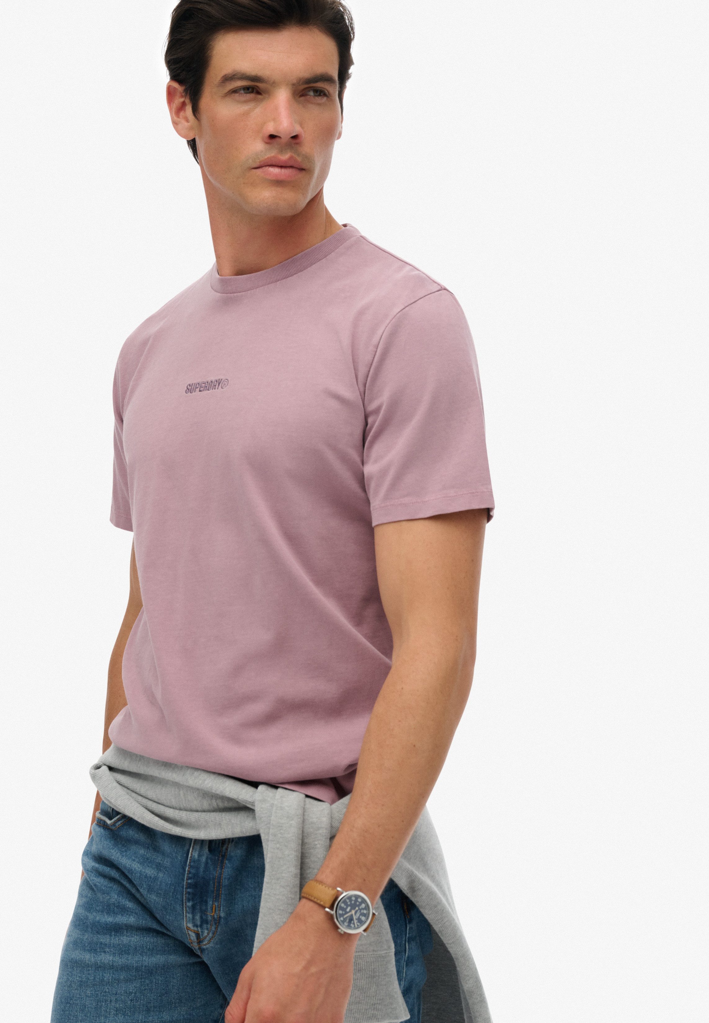 Superdry Rundhalsshirt MICRO LOGO T SHIRT günstig online kaufen