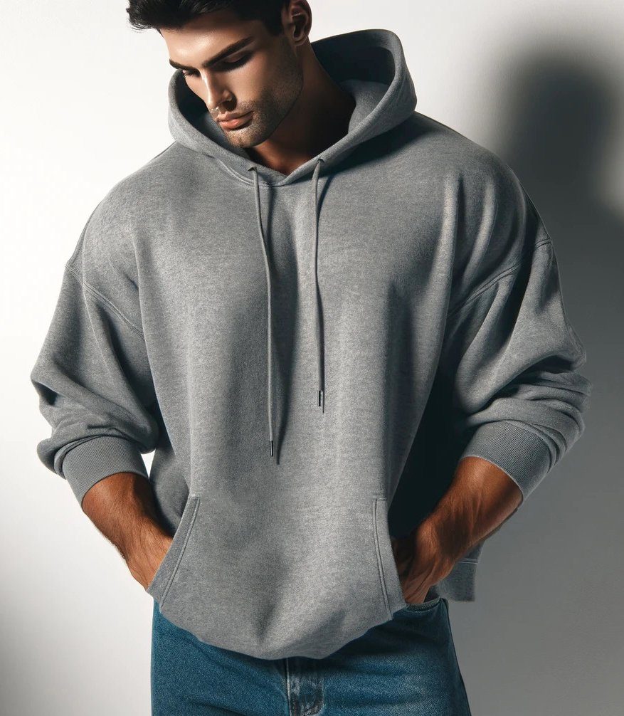 RMK Kapuzenpullover Herren Hoodie Pullover Langarmshirt Oversize mit 2 Tasc günstig online kaufen