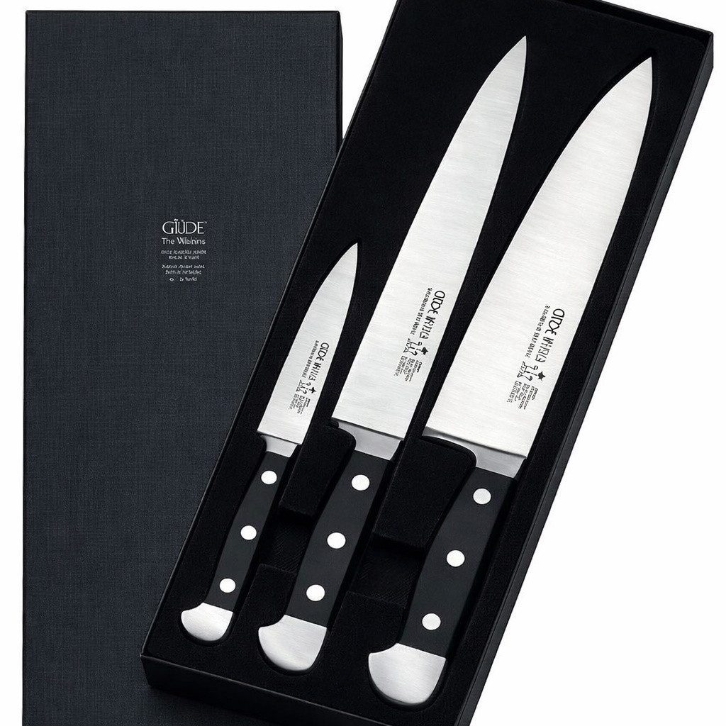 Güde Messer Solingen Messer-Set Güde Alpha Messerset 3 teilig