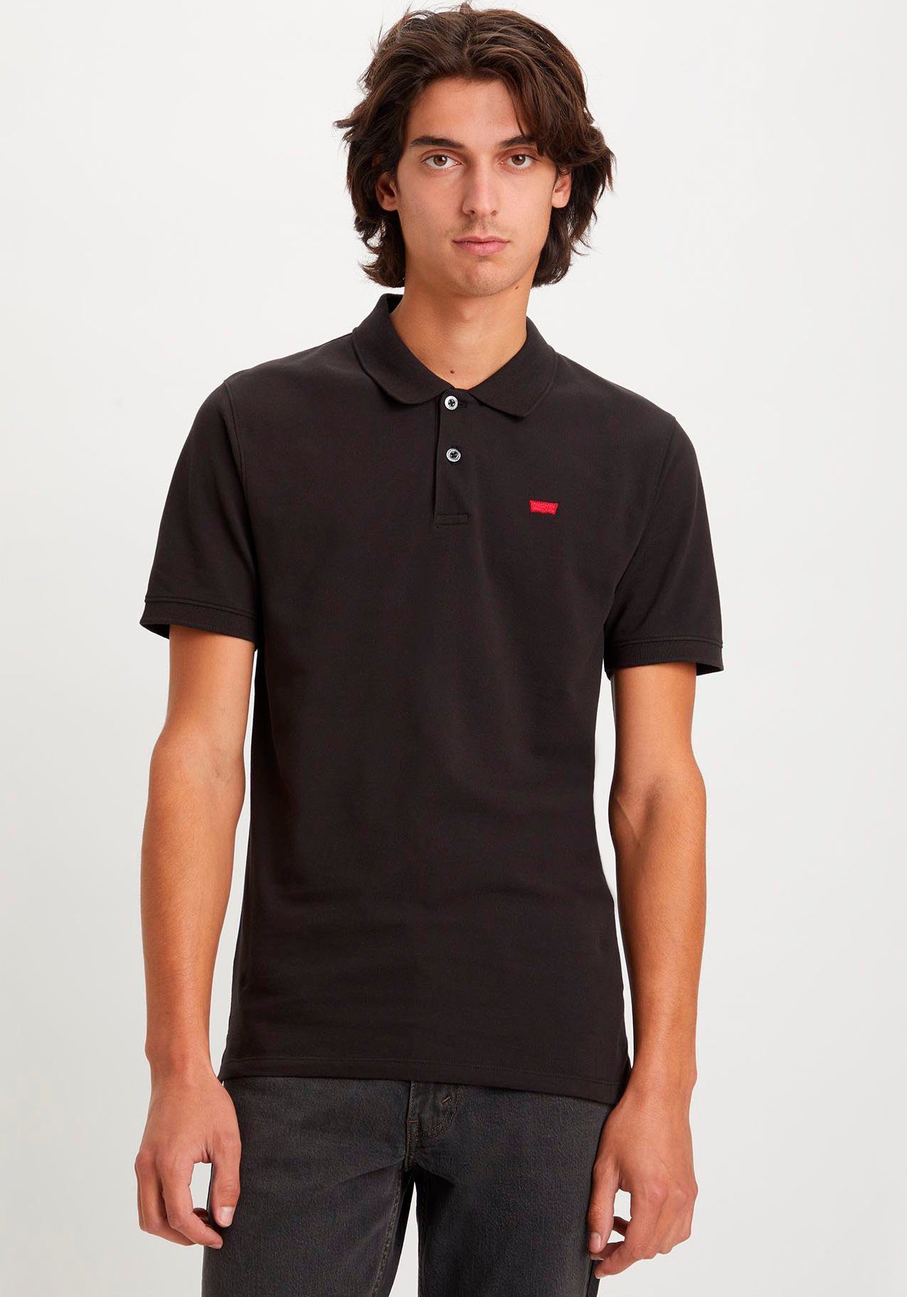 Levi's® Poloshirt LE SLIM HOUSEMARK POLO meteorite