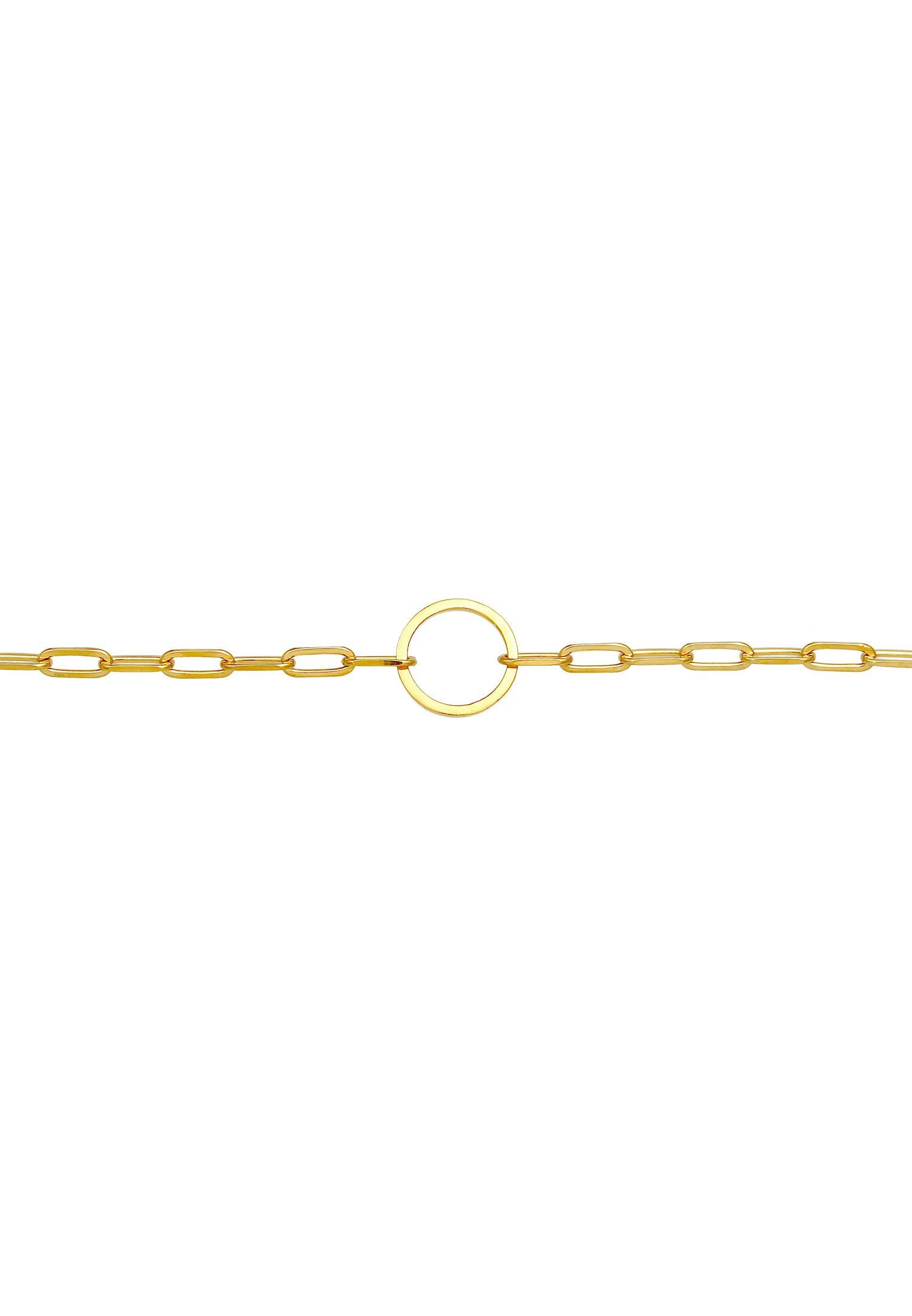 Elli Premium Choker Gliederkette länglich Kreis günstig online kaufen
