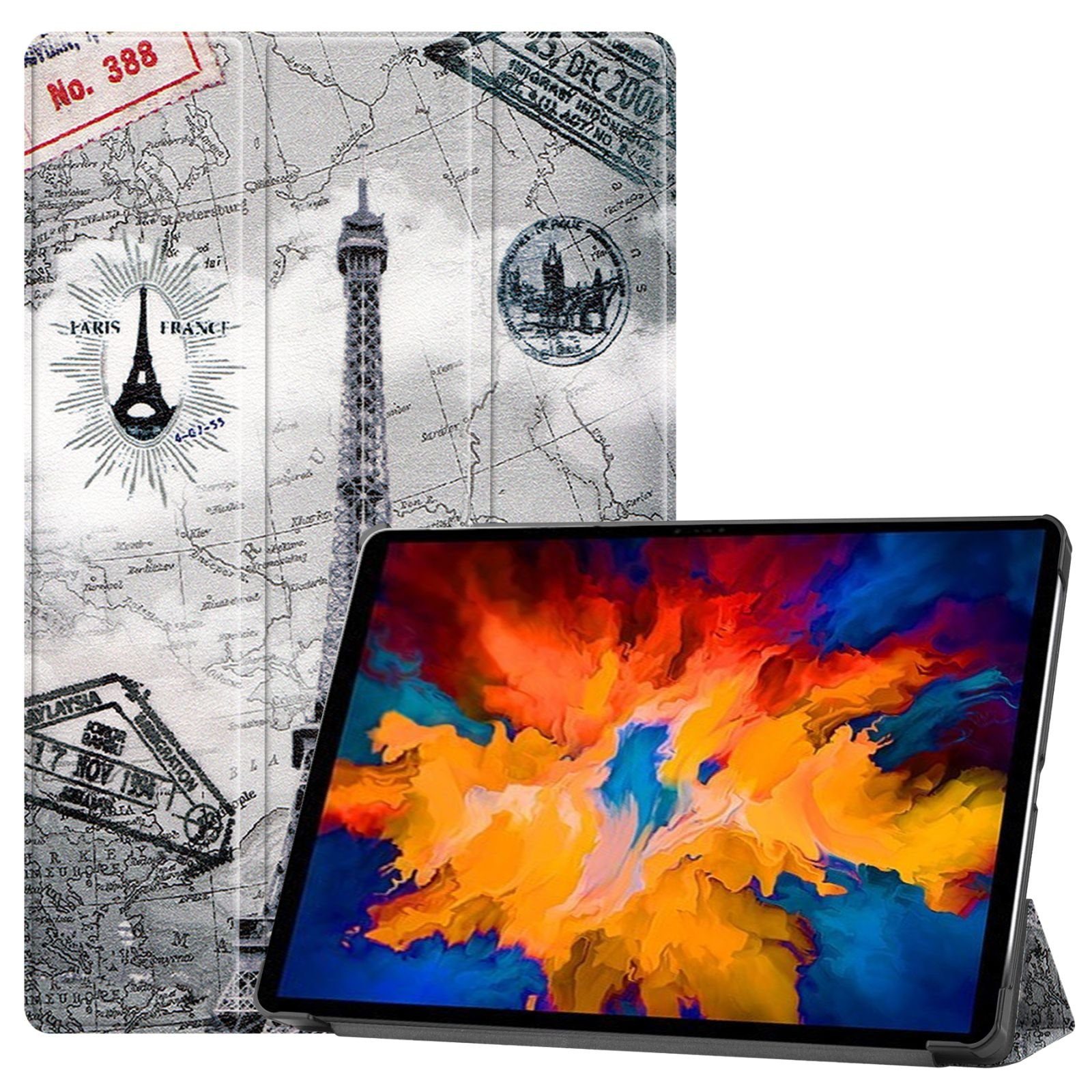 Lobwerk Custodia In Silicone TPU Per Lenovo Tab P11 Pro (TB-X706F) 11.5 Pollici - Cover Sottile Antiurto, Antiscivolo, Morbida, Con Accesso A Tutti I Tasti - 2