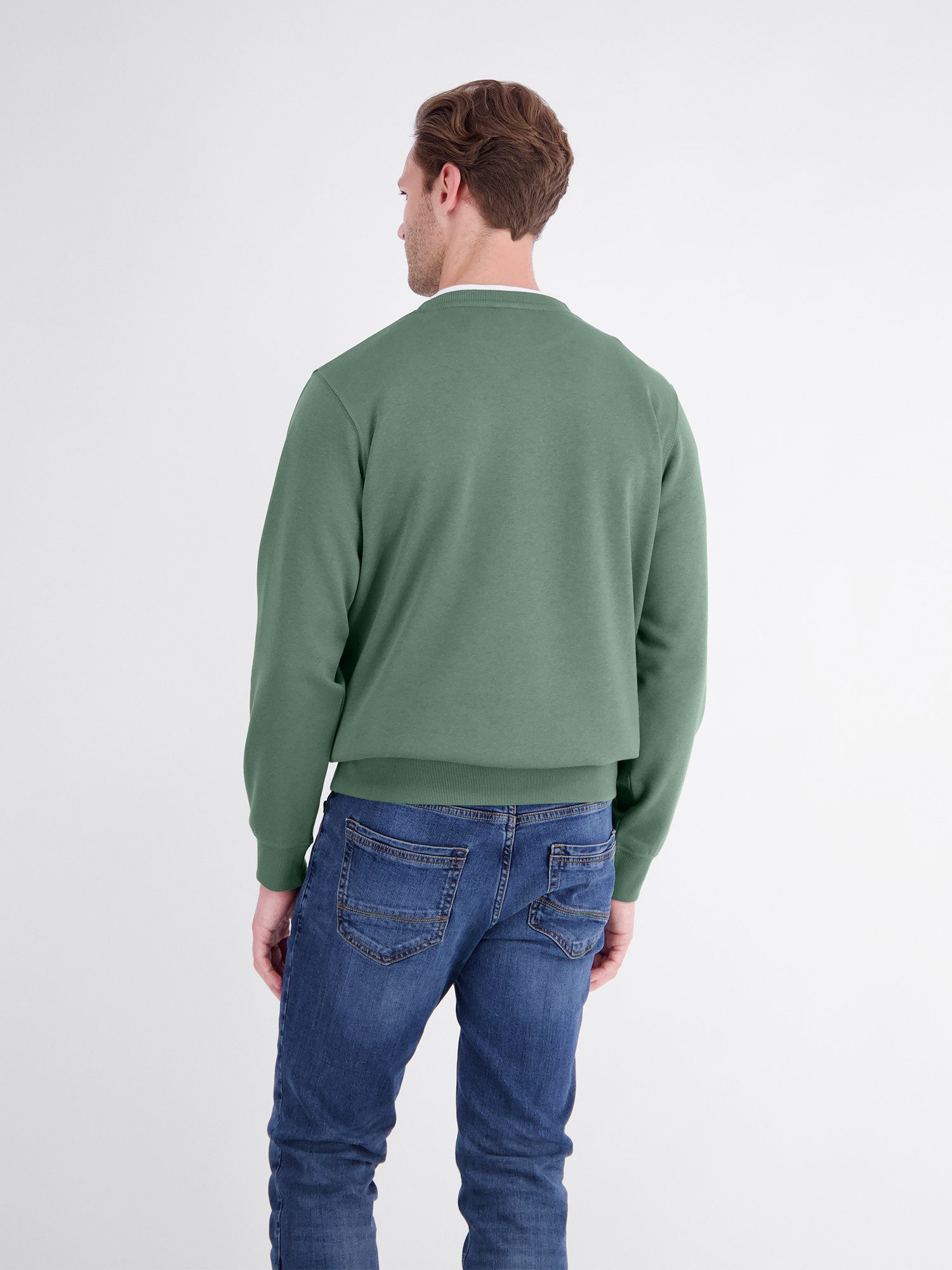 LERROS Sweatshirt Legeres Sweatshirt mit Rundkragen aus weichem Baumwollmix – Bild 2 von 5