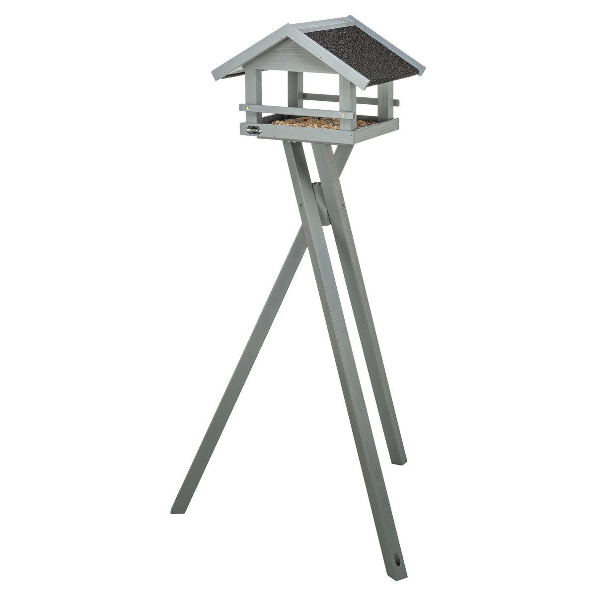 TRIXIE Vogelhaus Futterhaus stehend grau günstig online kaufen