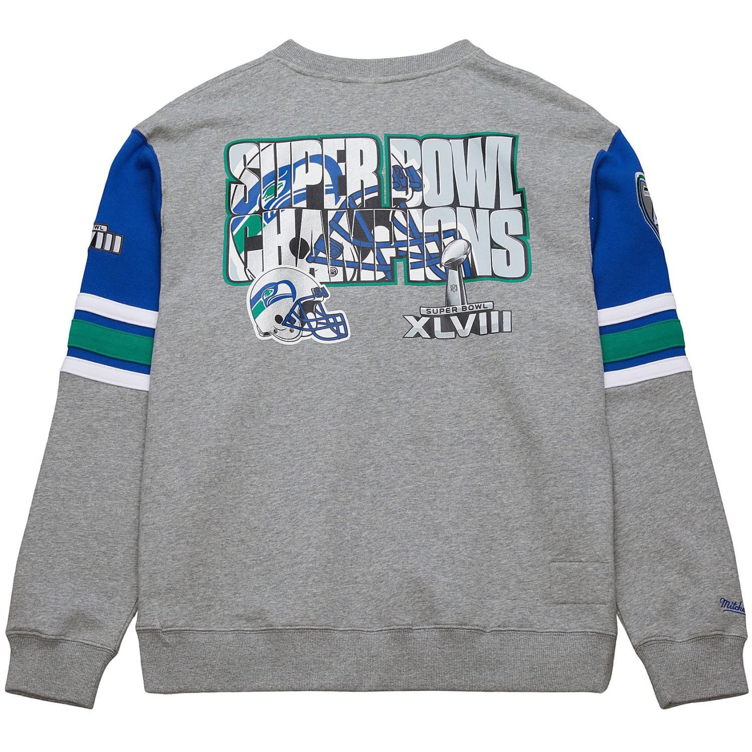 Mitchell & Ness Rundhalspullover 4.0 Seattle Seahawks