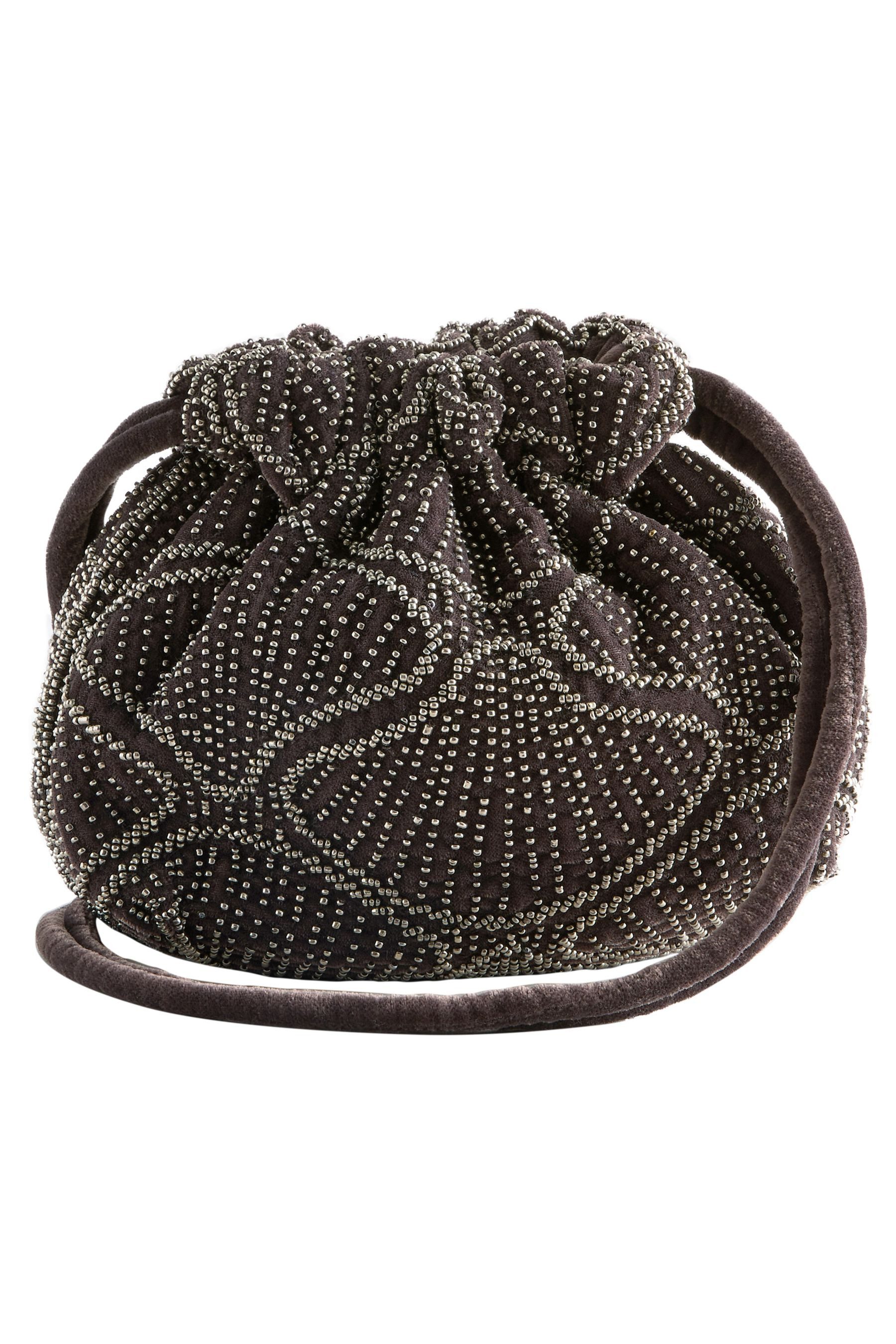 Next Beuteltasche Samt-Beuteltasche mit Verzierung (1-tlg)