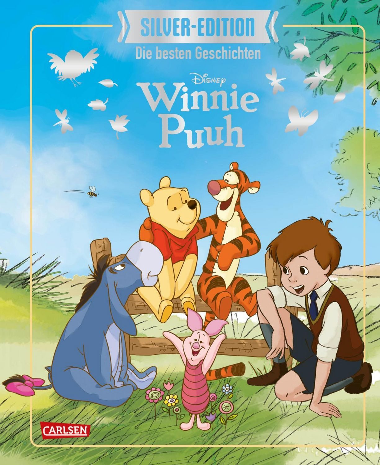 Disney Silver-Edition: Das große Buch mit den besten Geschichten - Win / Walt Disney, Vorlesebuch für Jungen und Mädchen ab 4 Jahren mit dem Bären Puuh und seinen Freunden